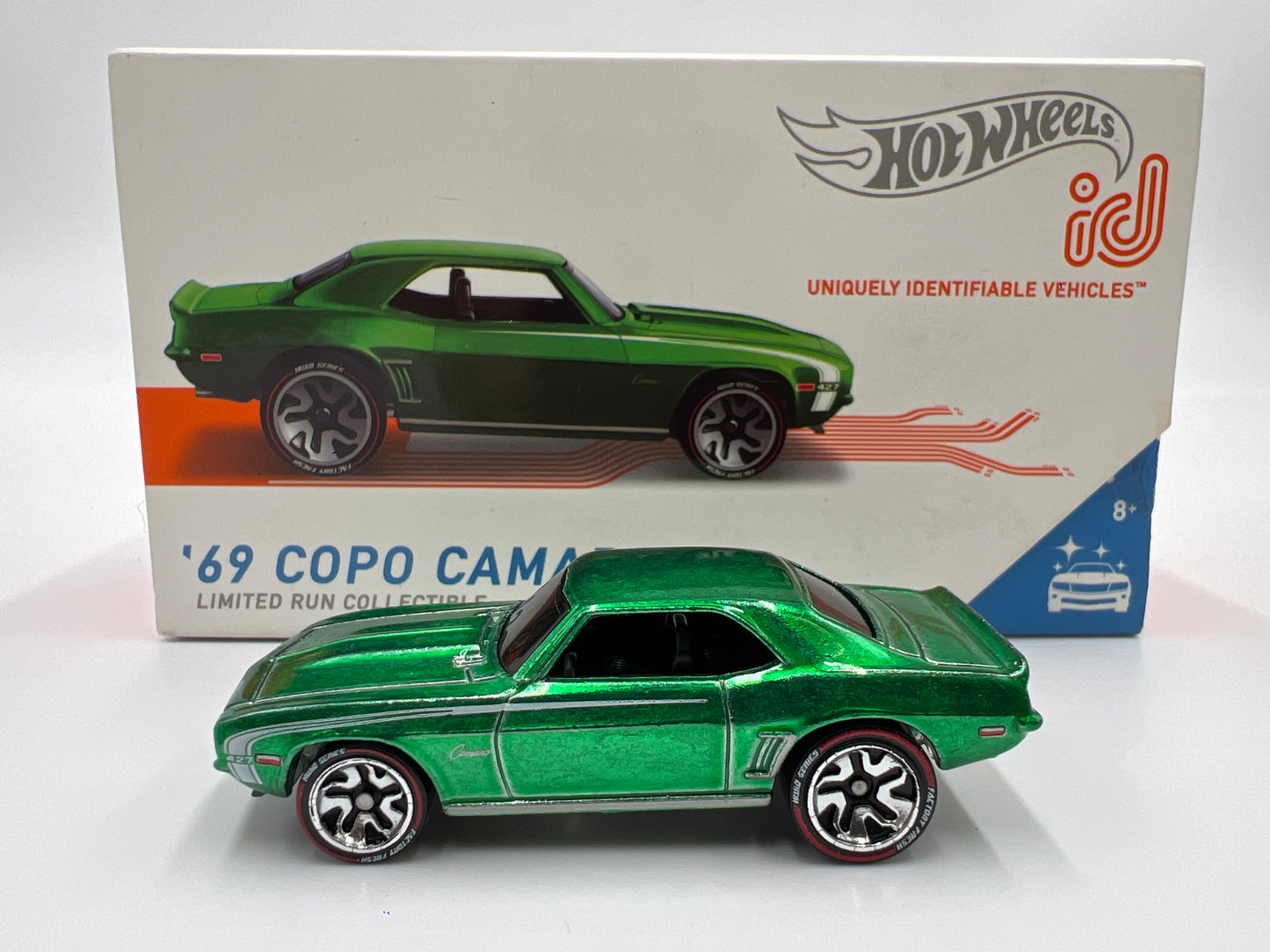 Hot Wheels iD Factory Fresh Series 2 #2 69 Copo Camaro Green Opened