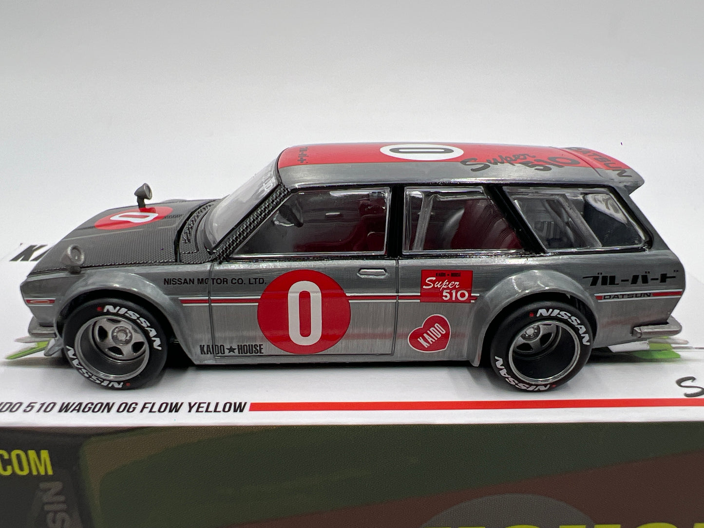 Mini GT Kaido House #164 CHASE Datsun Kaido 510 Wagon OG Flow Yellow