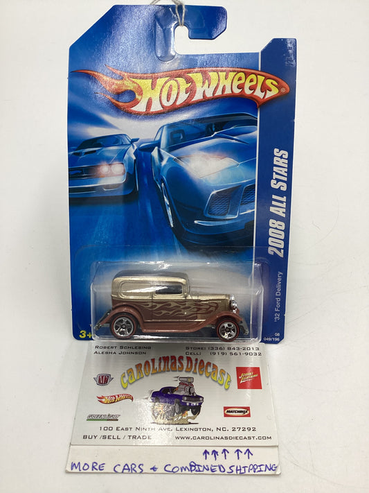 2008 Hot Wheels All Stars #49 32 Ford Delivery Gold 31C