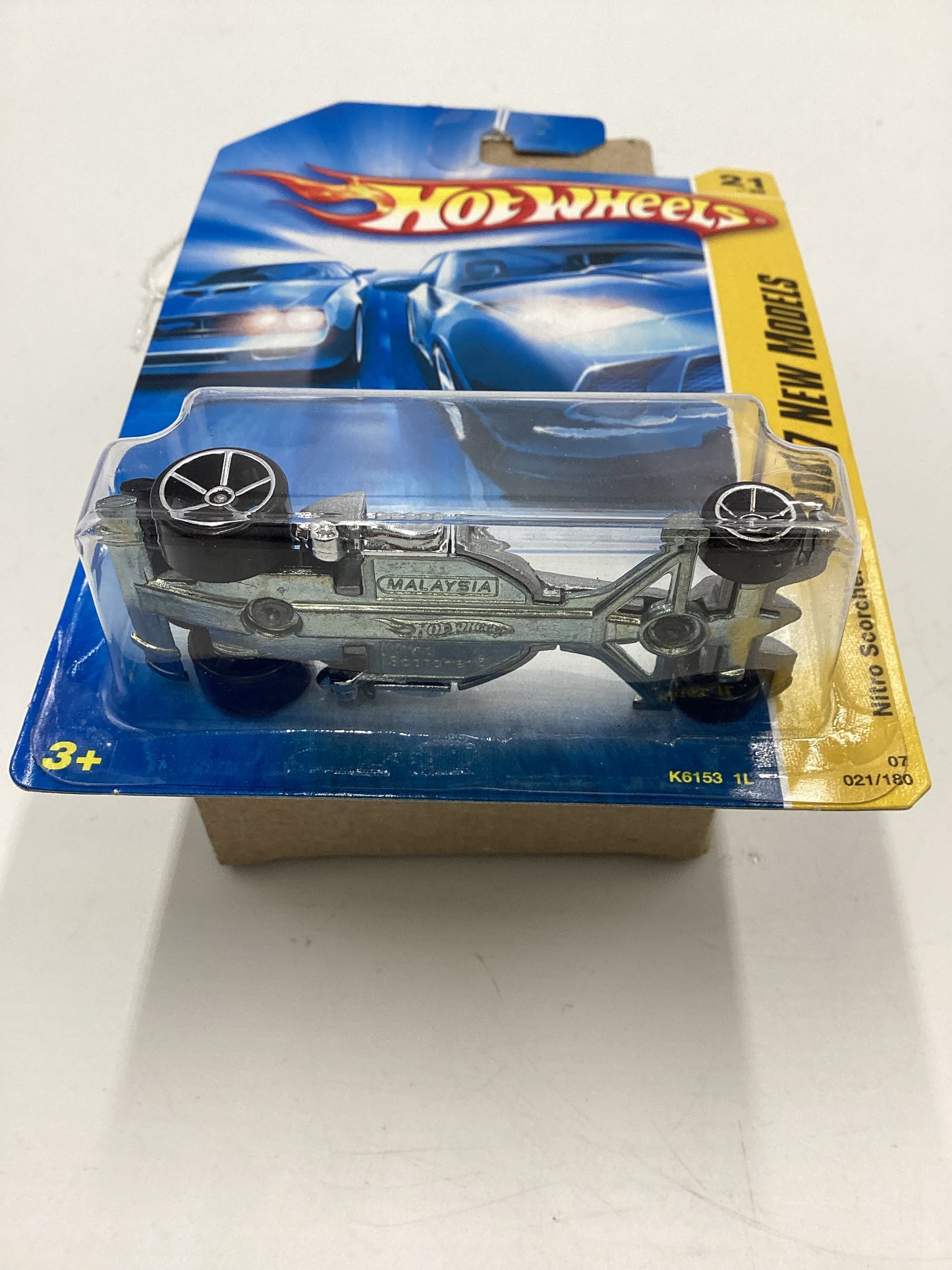 2007 Hot Wheels New Models #21 Nitro Scorcher Silver ii2