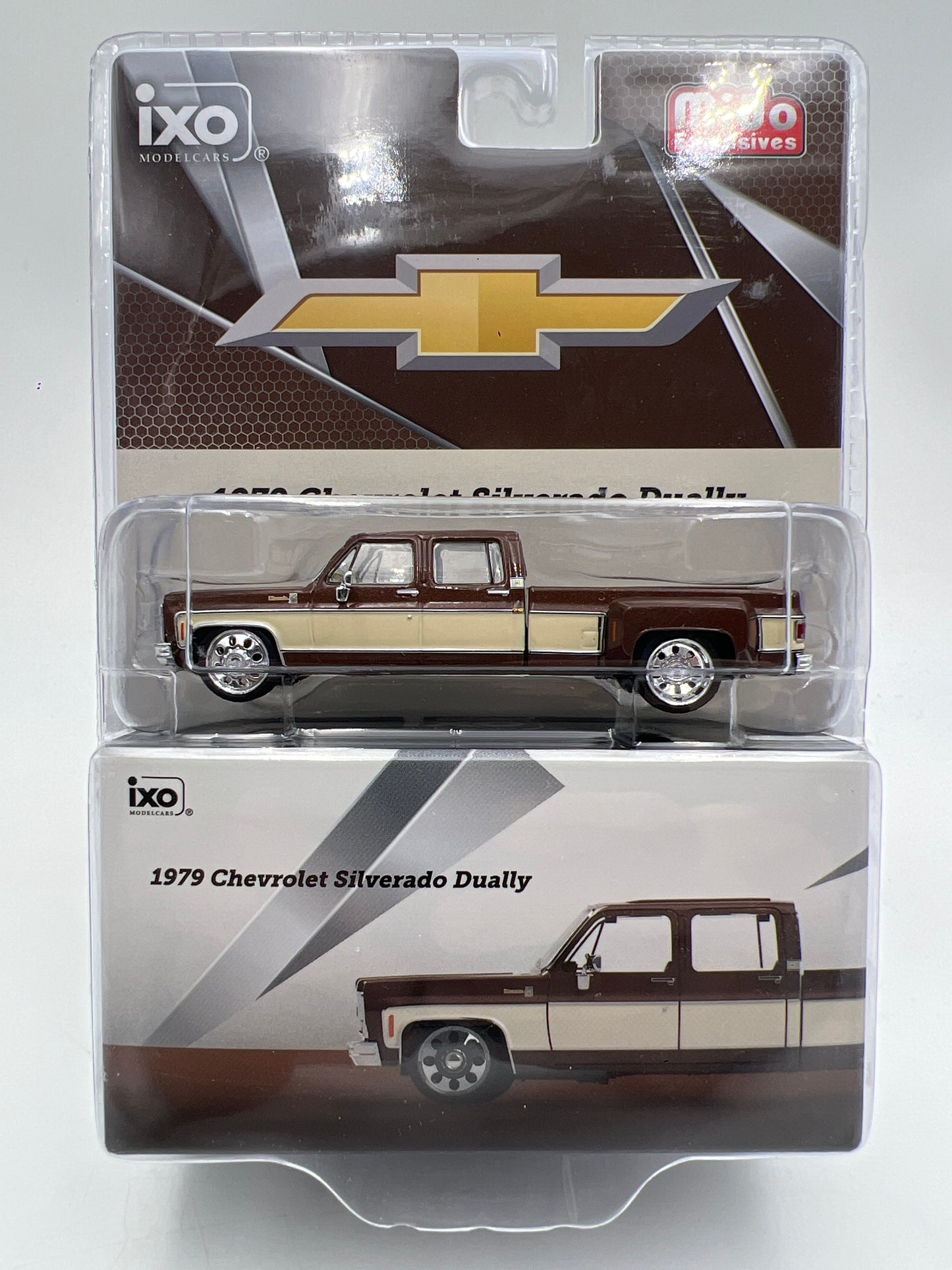 IXO Models MiJo Exclusives 1979 Chevrolet Silverado Dually Brown/Tan