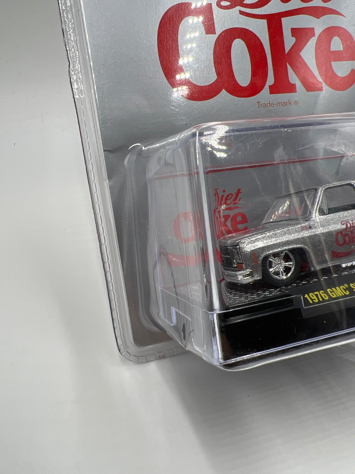 M2 Machines Diet Coke 1976 GMC Sierra Grande 15 Custom Silver A32 204C