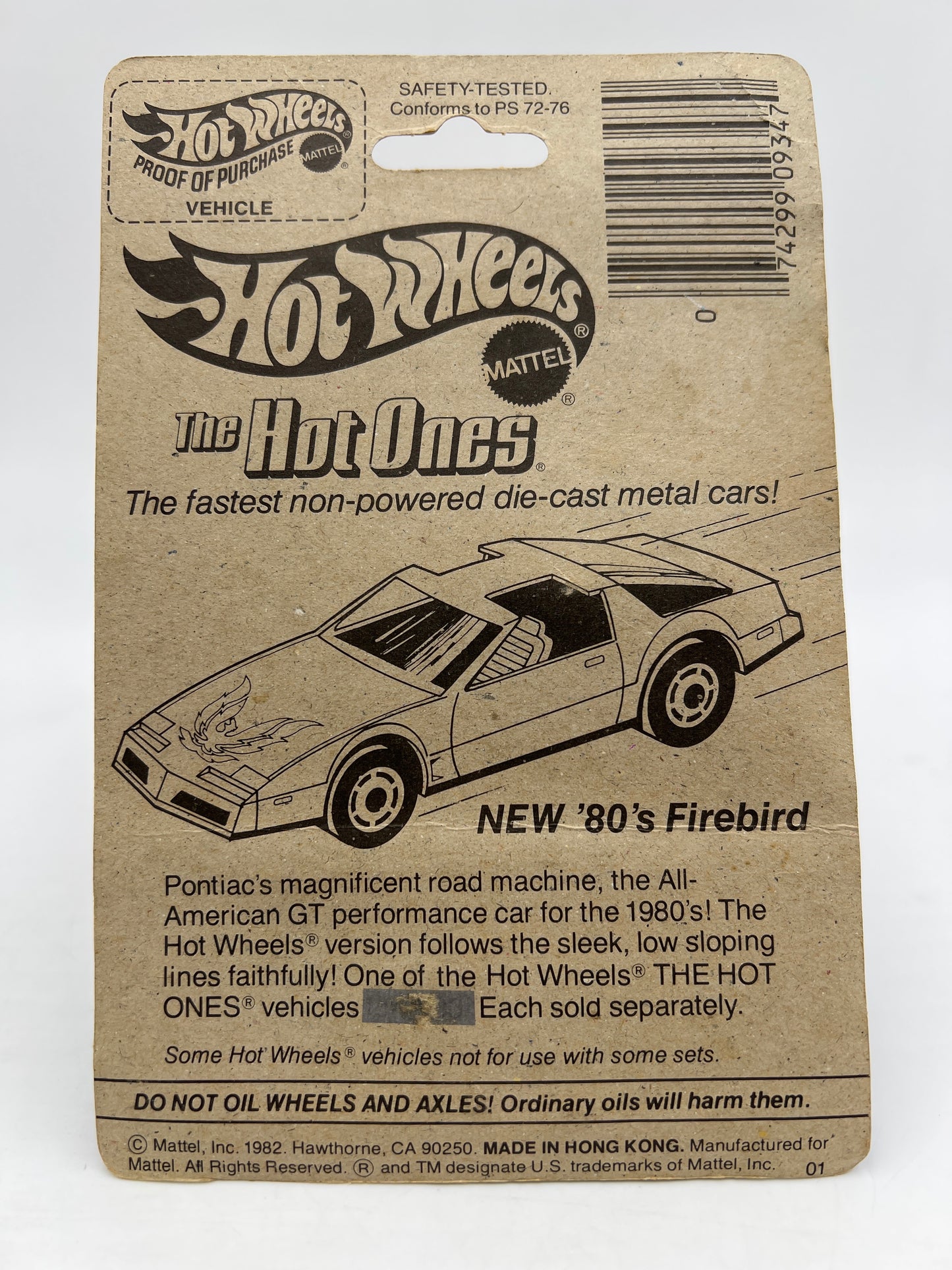 Hot Wheels Original 1982 Real Riders #4369 Gray Hub Classic Cobra Blue W/Protector