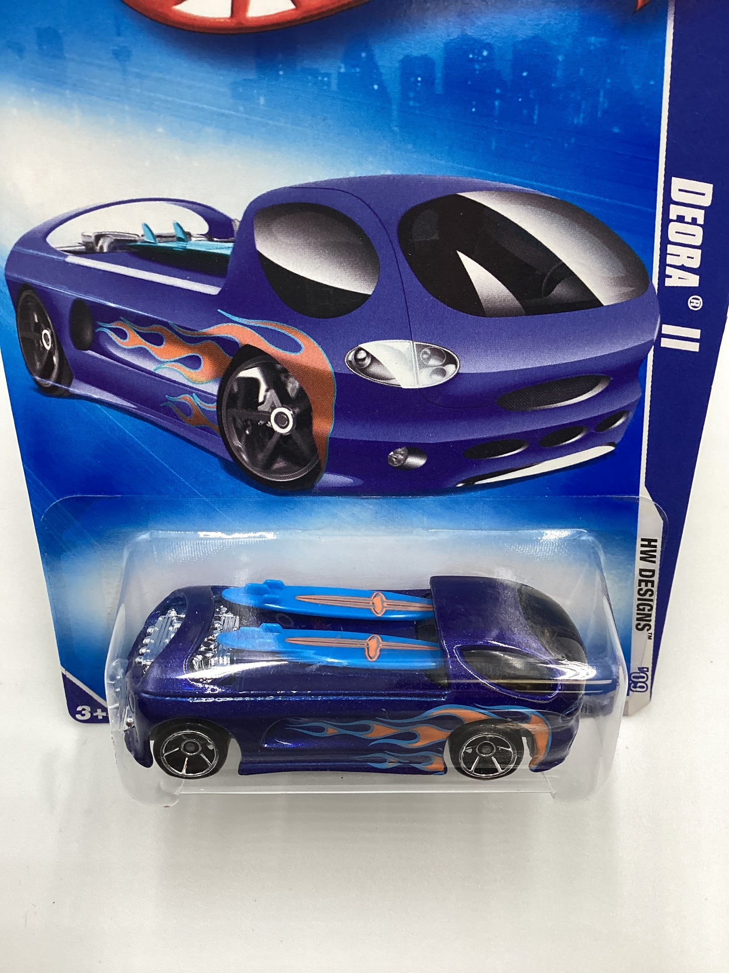 2009 Hot Wheels #100 Deora II Blue 113A