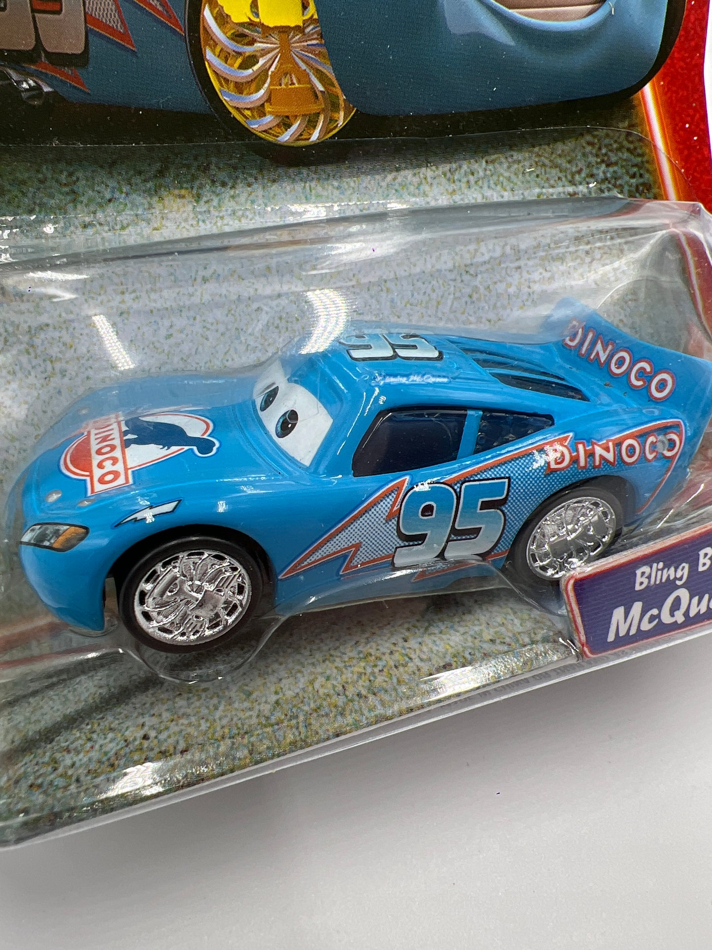 Disney Pixar Cars Supercharged Bling Bling McQueen Blue 137C