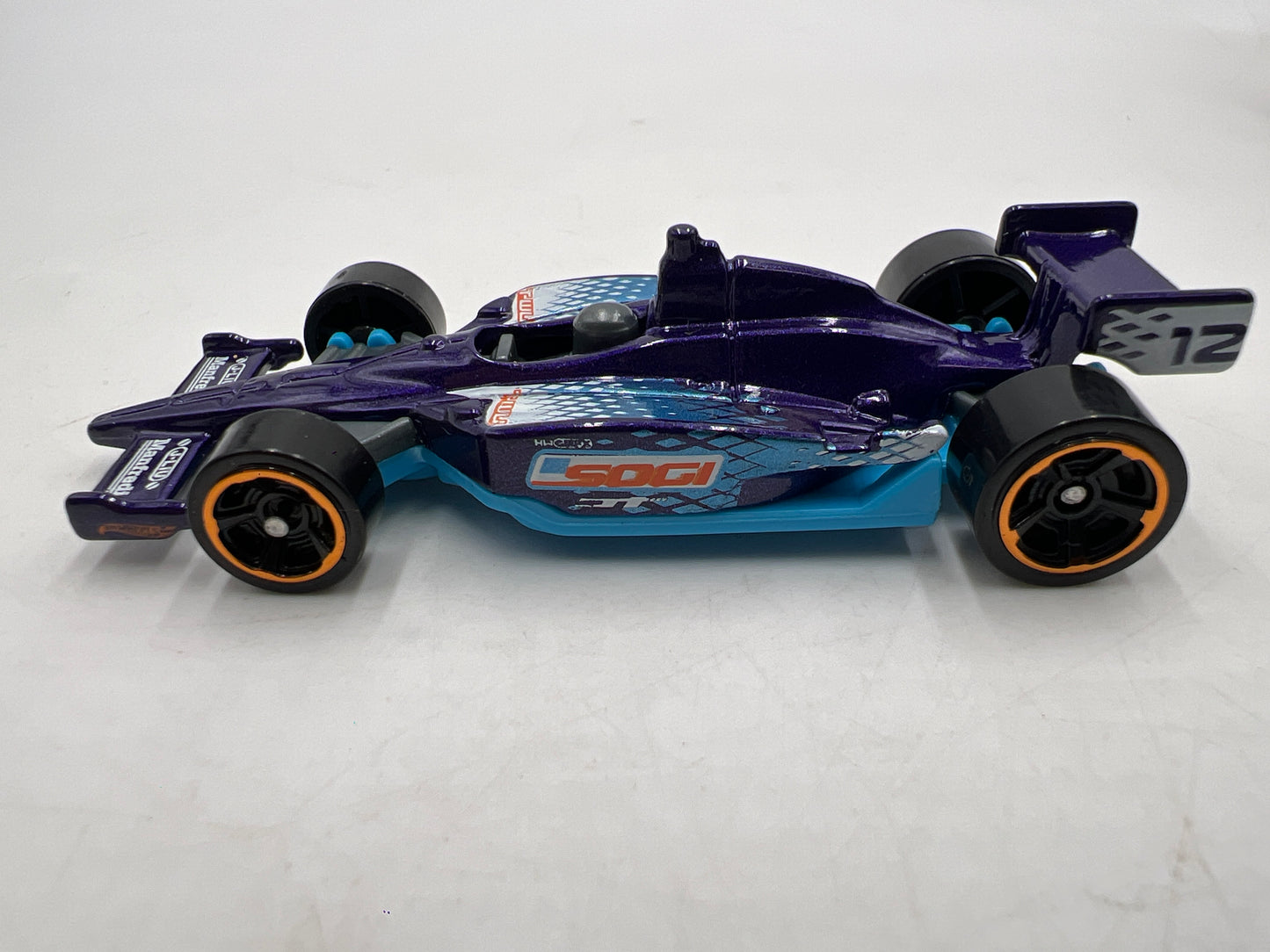 2019 Hot Wheels Mystery Models Series 2 #12 Indy 500 Oval Purple