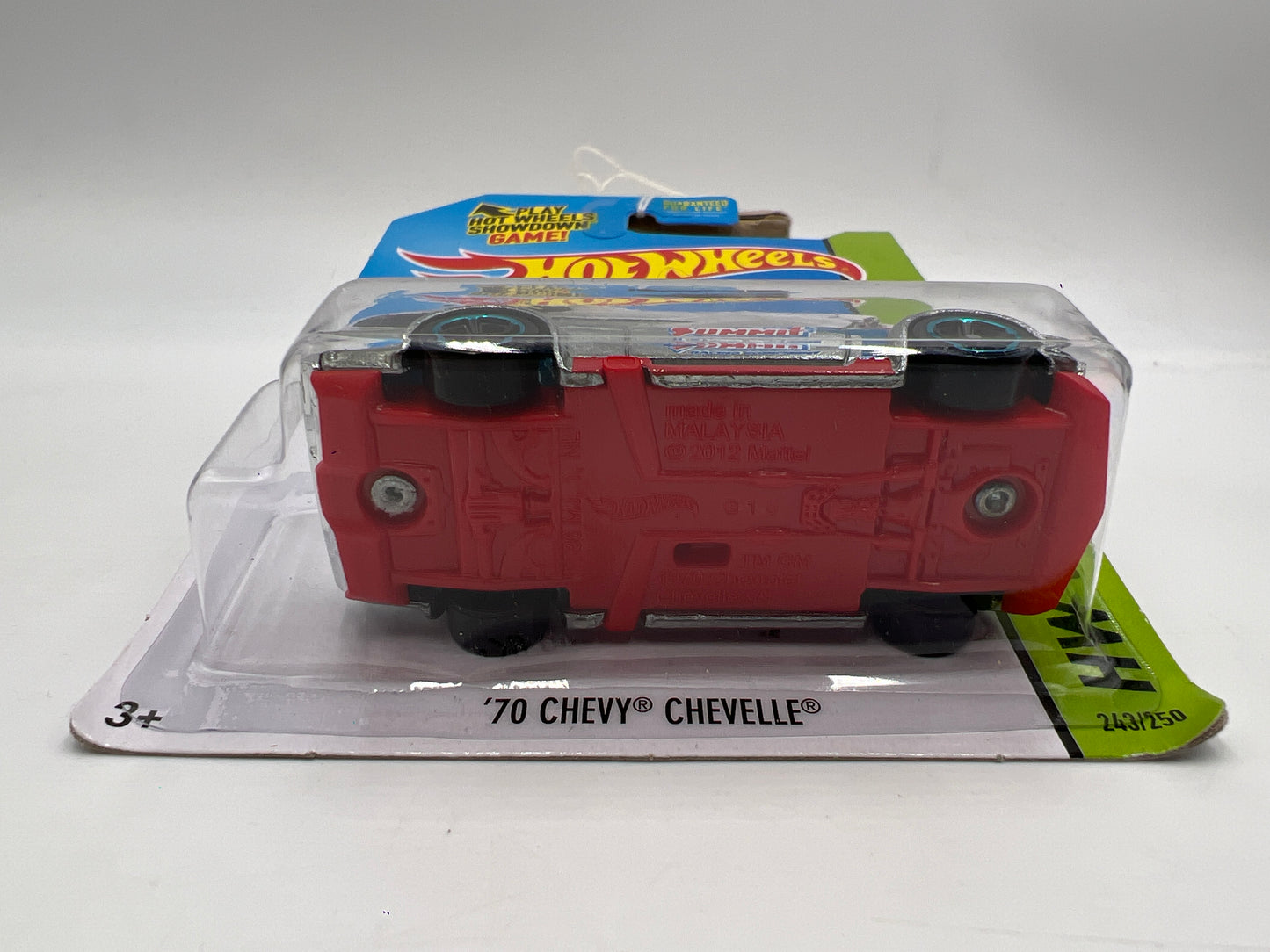 2014 Hot Wheels Walmart Exclusive Zamac 15 #243 70 Chevy Chevelle Summit 148E