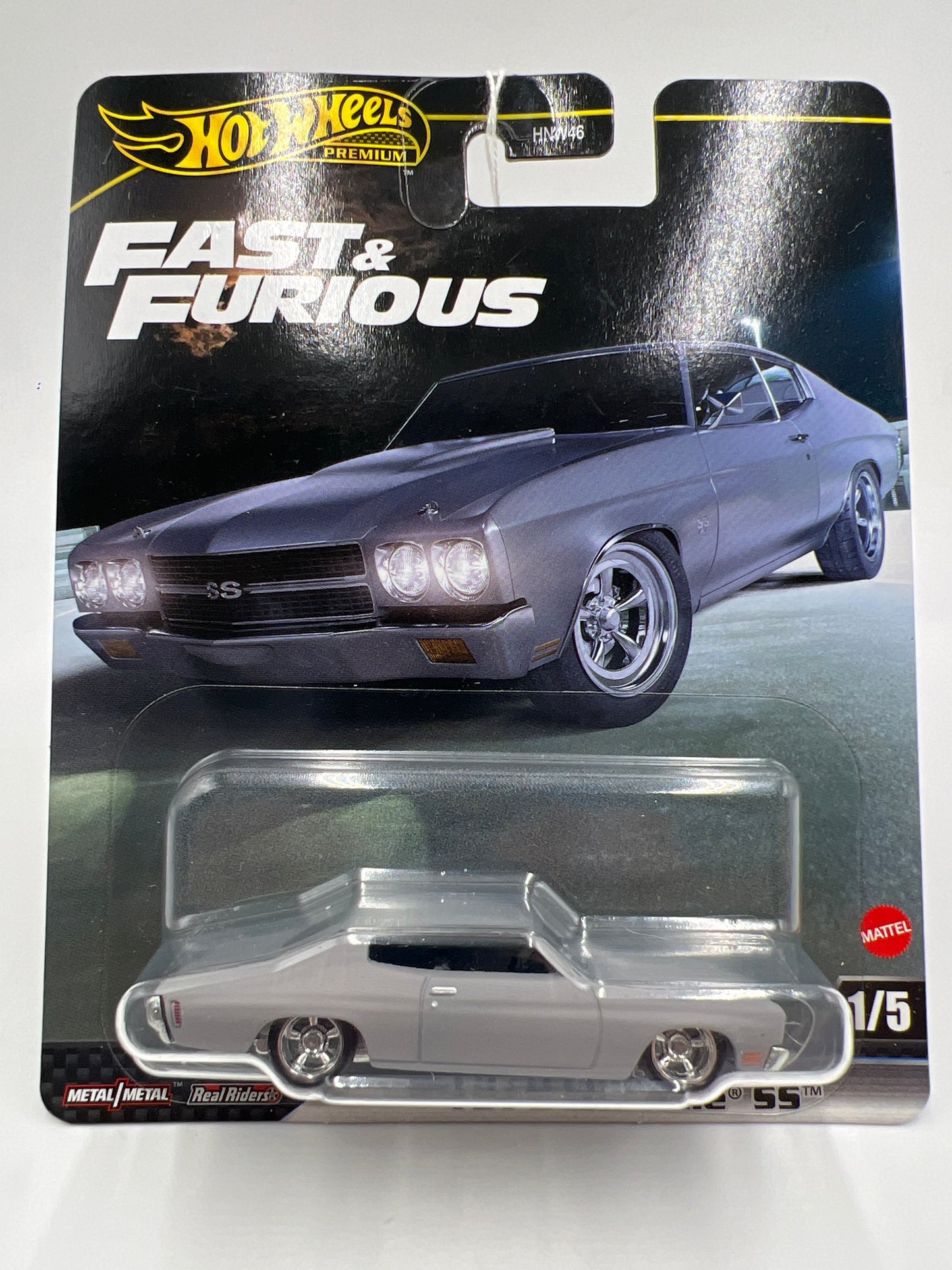 2025 Hot Wheels Premium Fast & Furious 1970 Chevelle SS Primer Gray 247H