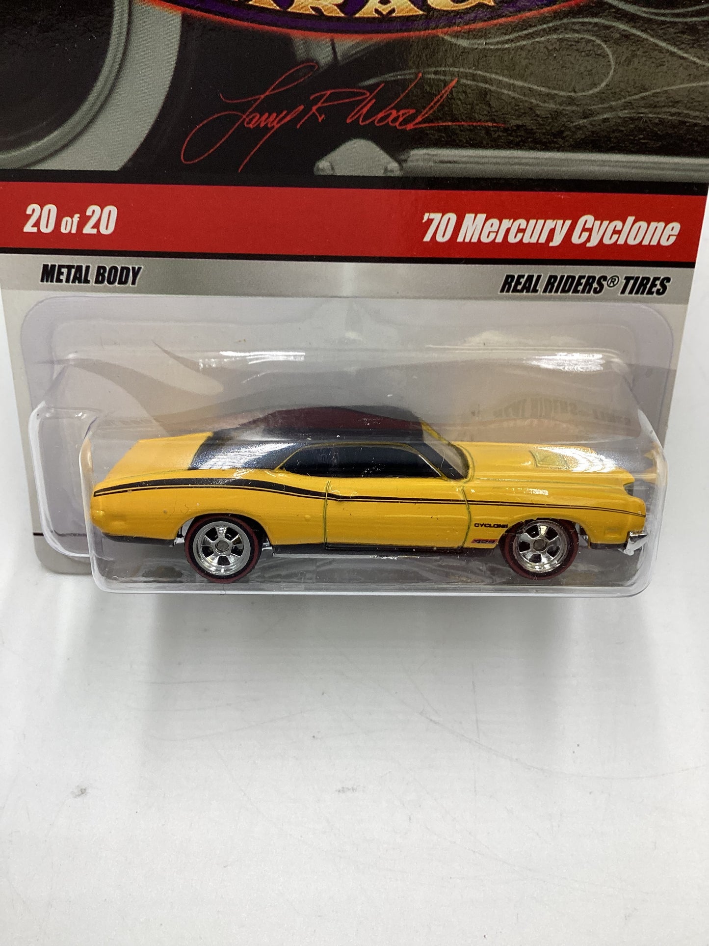 Hot Wheels Premium Larrys Garage #20 70 Mercury Cyclone Yellow 245K