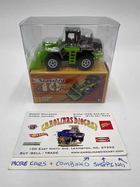 Matchbox Superfast 40th Anniversary #3 Quarry King Green/Black