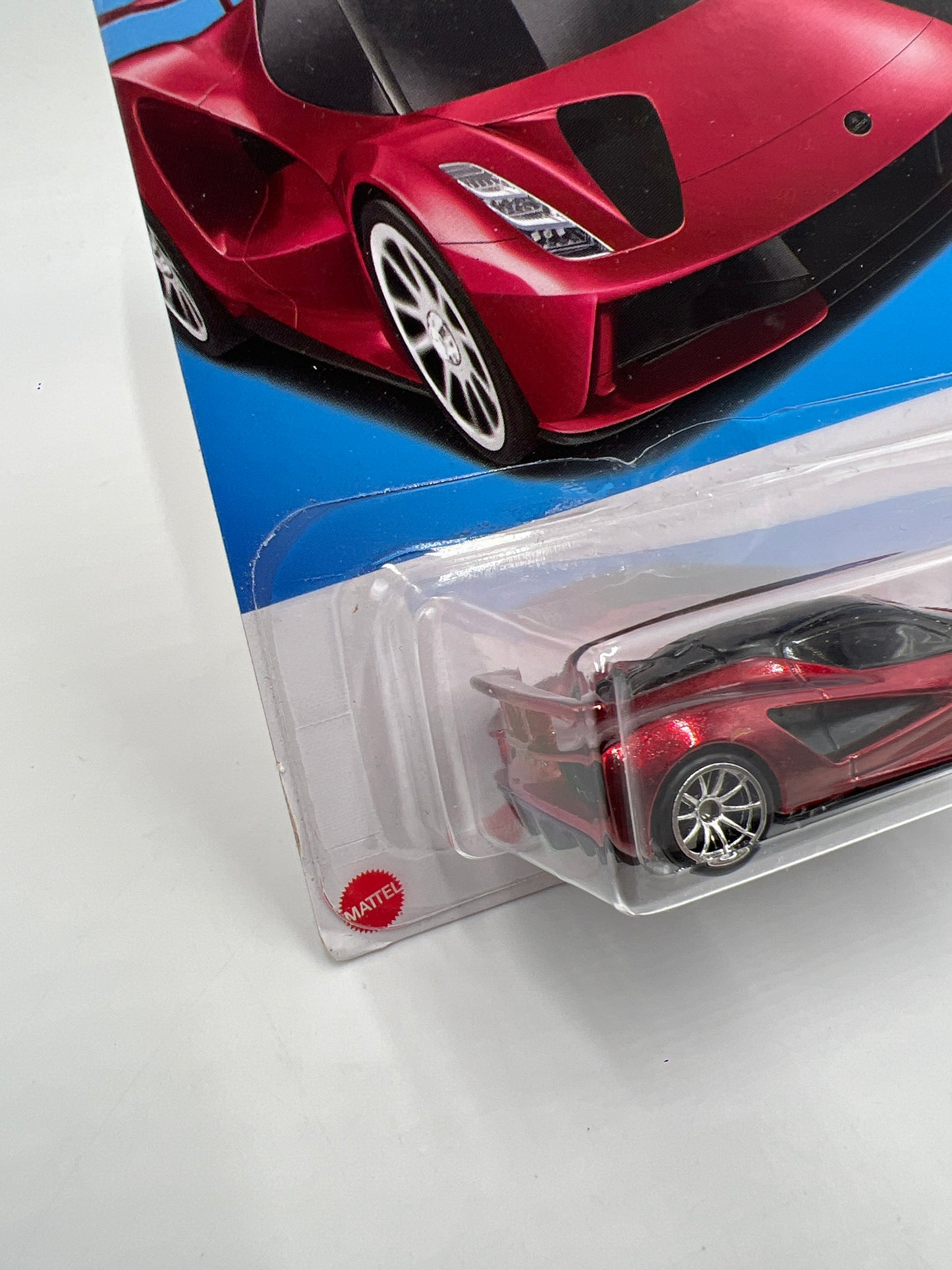 2023 Hot Wheels Super Treasure Hunt #84 Lotus Evija Red W/Protector Intl Card