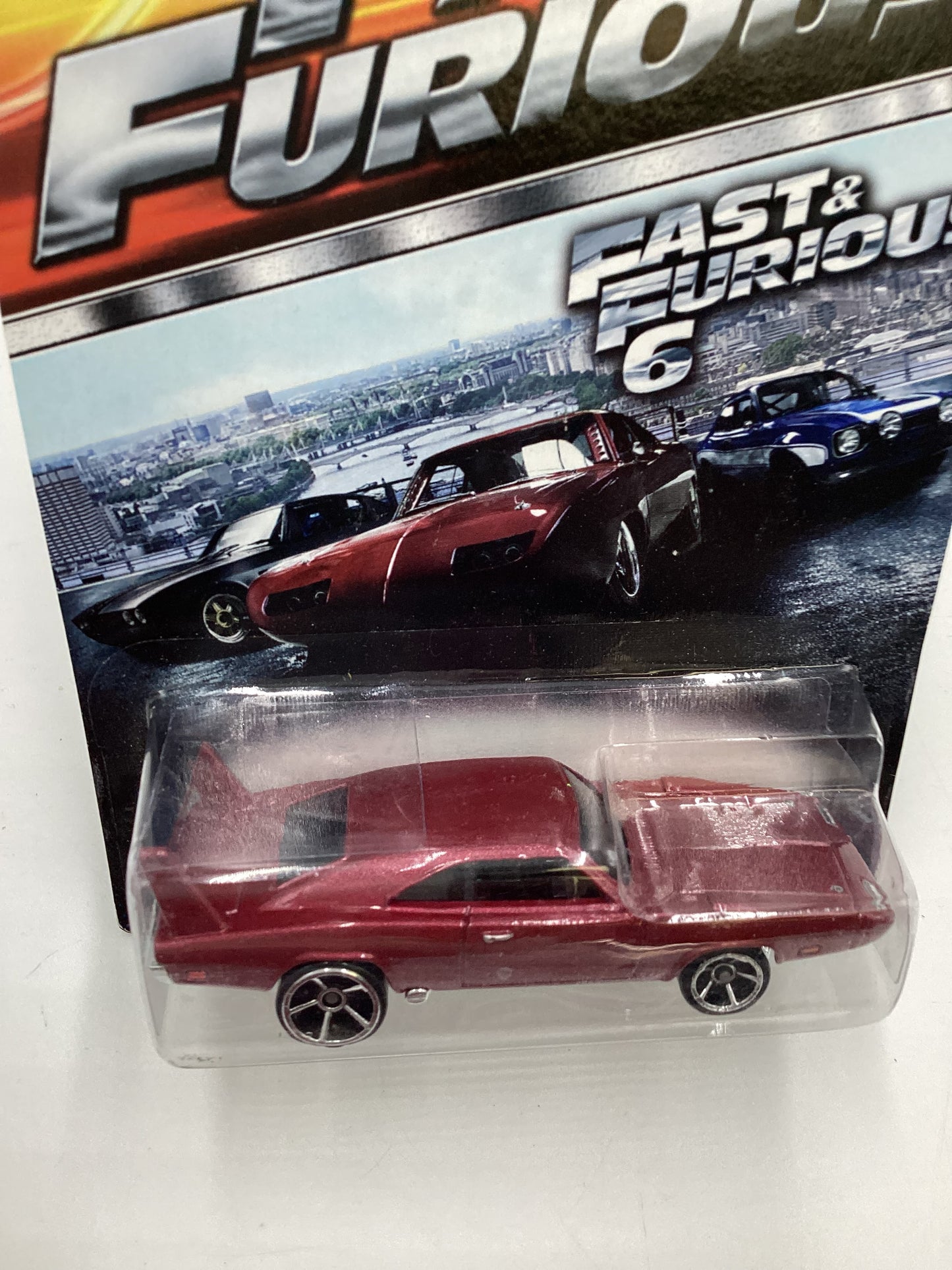 2015 Hot Wheels Fast & Furious 69 Dodge Charger Daytona Dark Red 69E