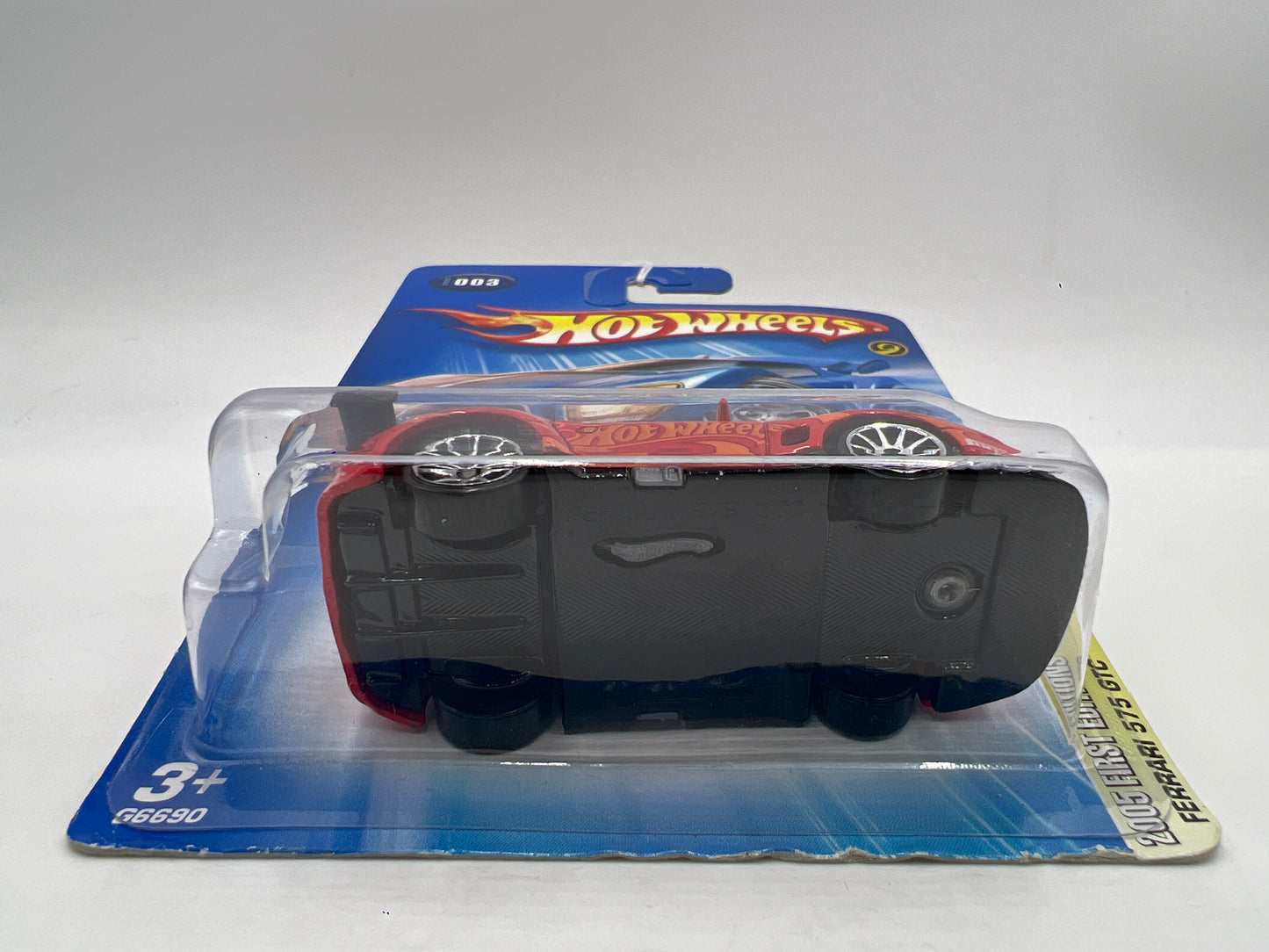 2005 Hot Wheels First Editions Realistix #3 Ferrari 575 GTC Red 10SP Wheels SR