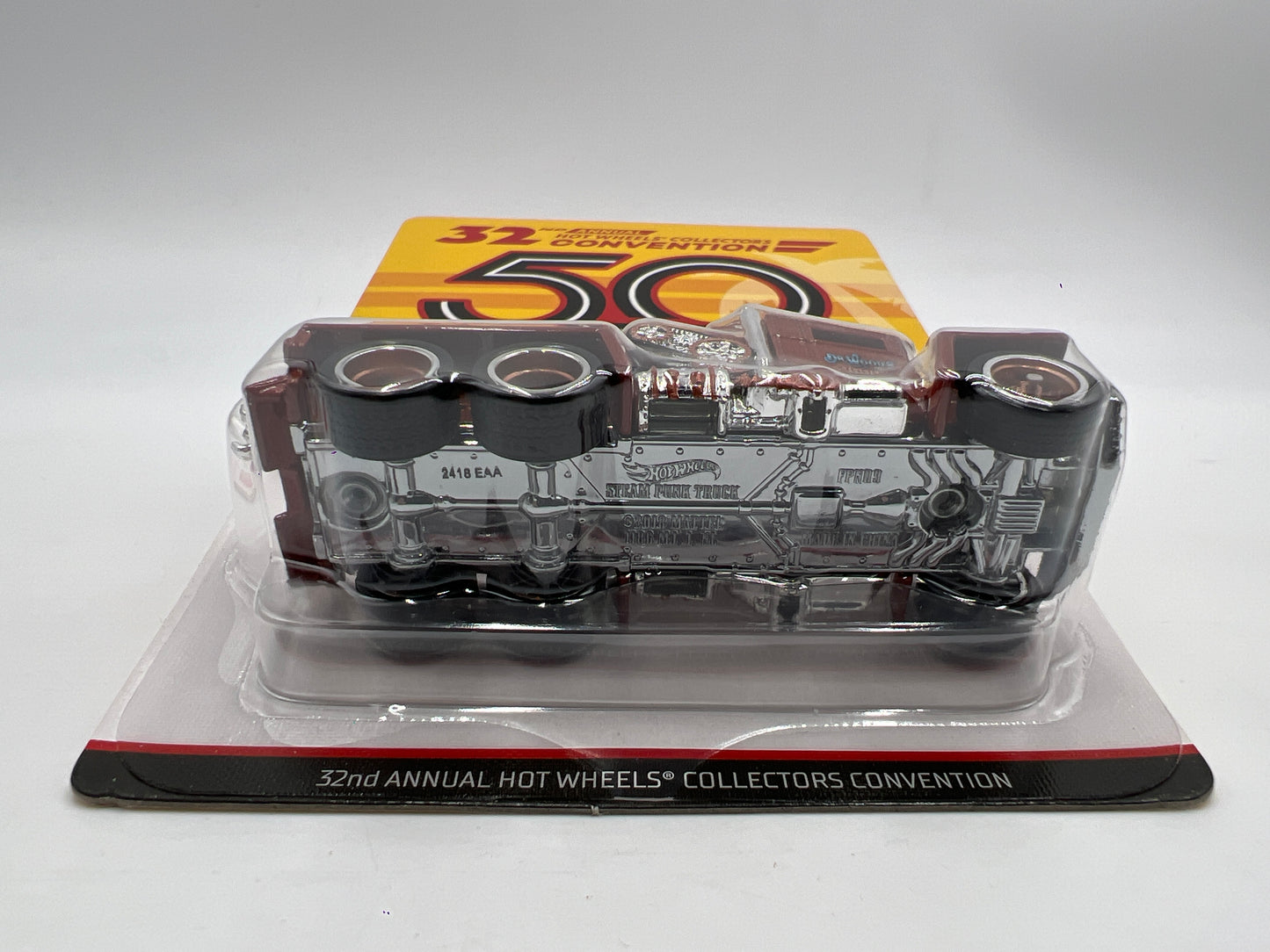 2018 Hot Wheels 32nd Annual Collectors Convention 1829/4000 Steam Punk Truck Copper WProtector