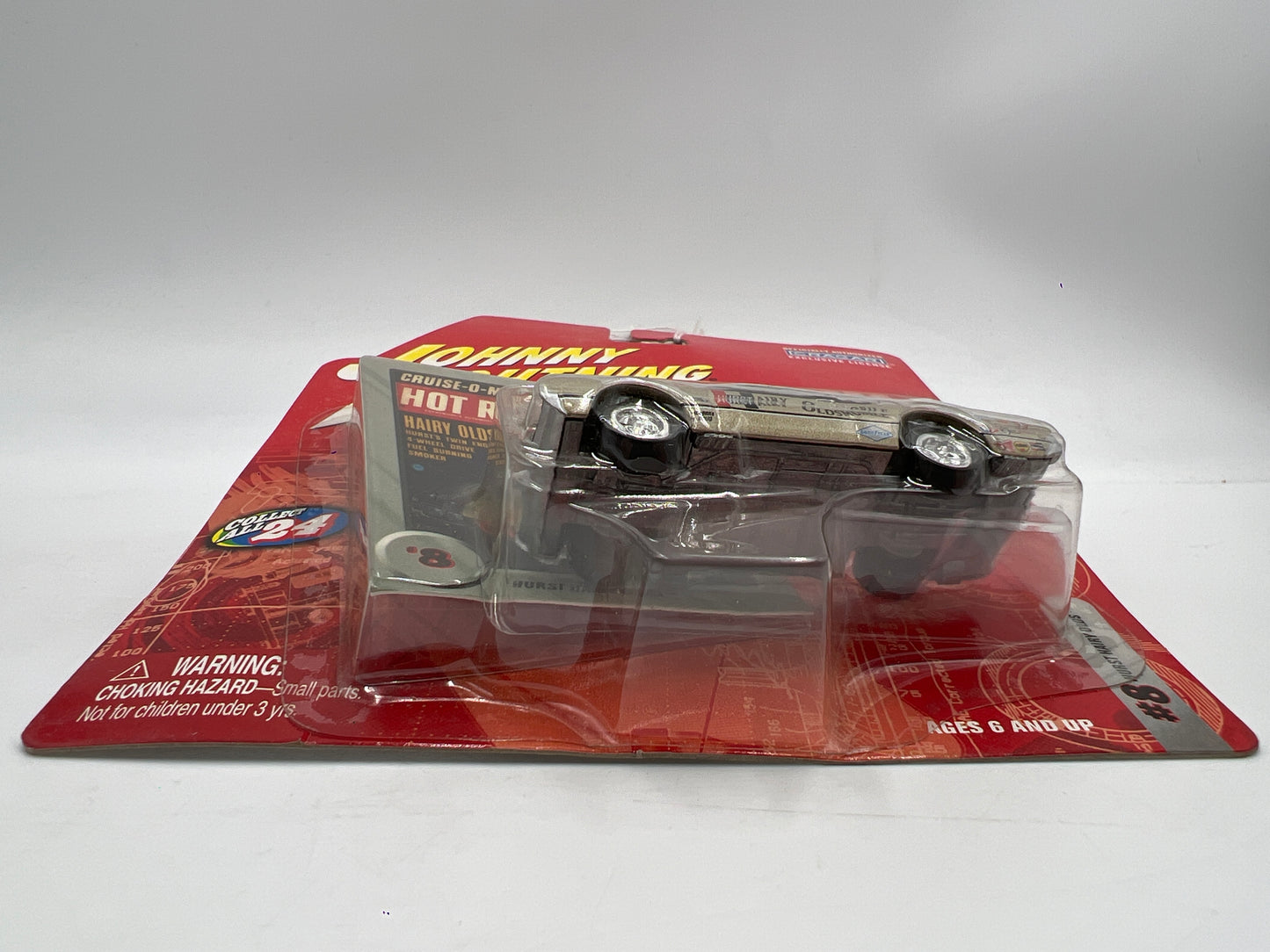 Johnny Lightning Hot Rod Magazine #8 Hurst Hairy Olds Black/Gold 221H