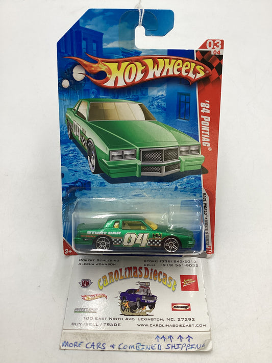 2010 Hot Wheels #175 Green 84 Pontiac 38D