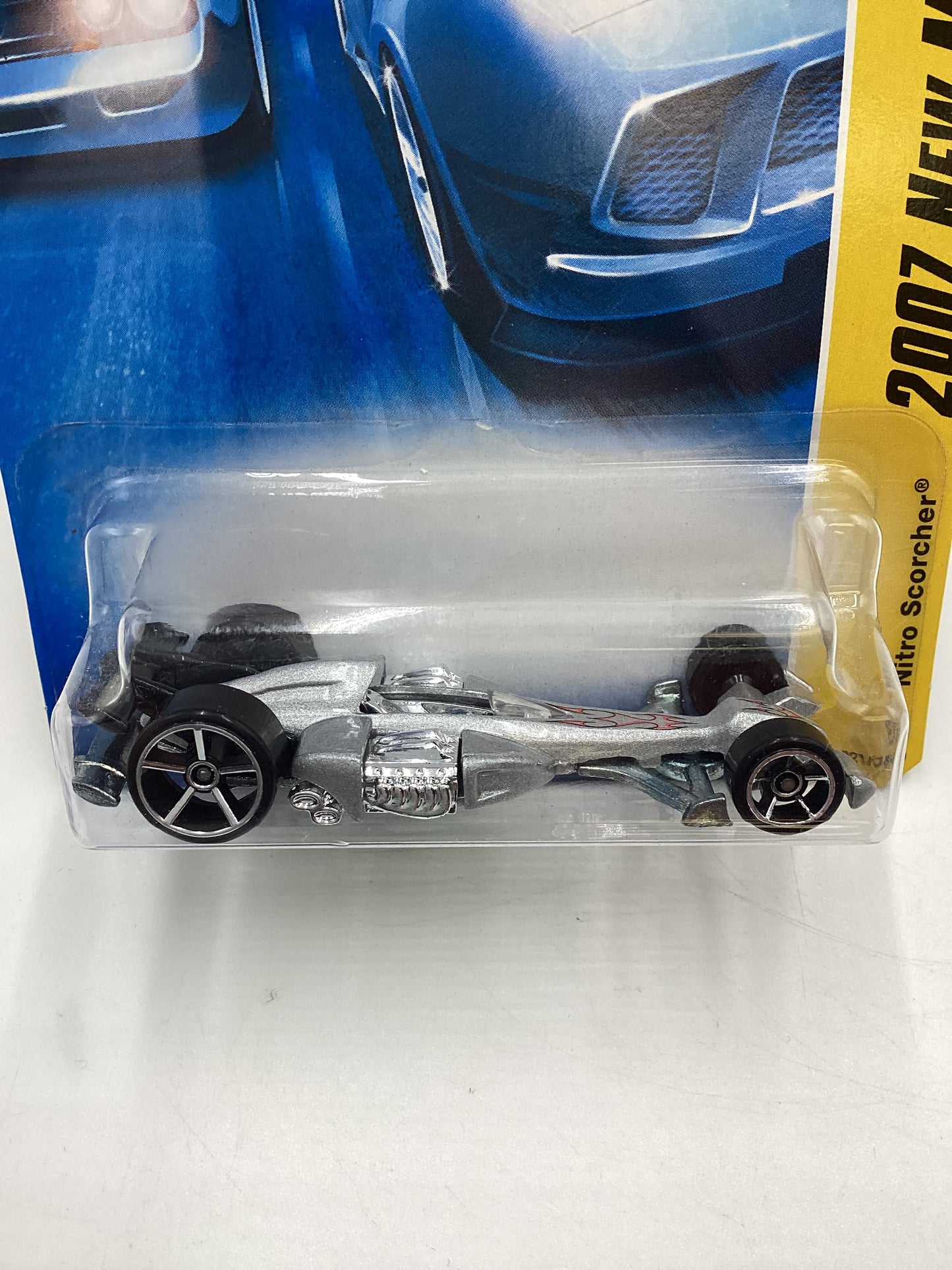 2007 Hot Wheels New Models #21 Nitro Scorcher Silver ii2