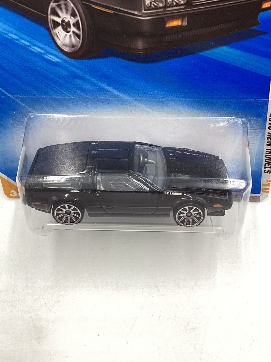 2010 Hot Wheels #15 81 DeLorean DMC-12 black 60B