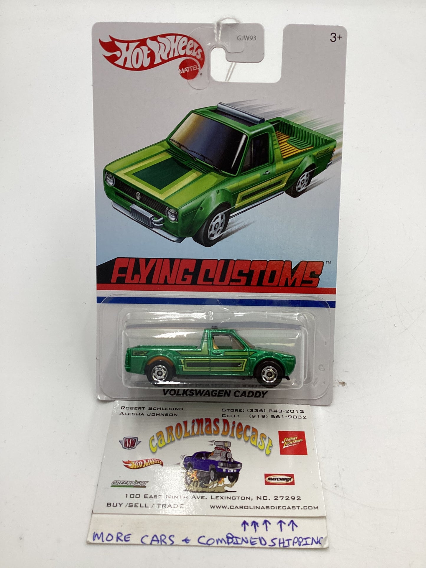 Hot Wheels Target Exclusive Flying Customs Volkswagen Caddy Green