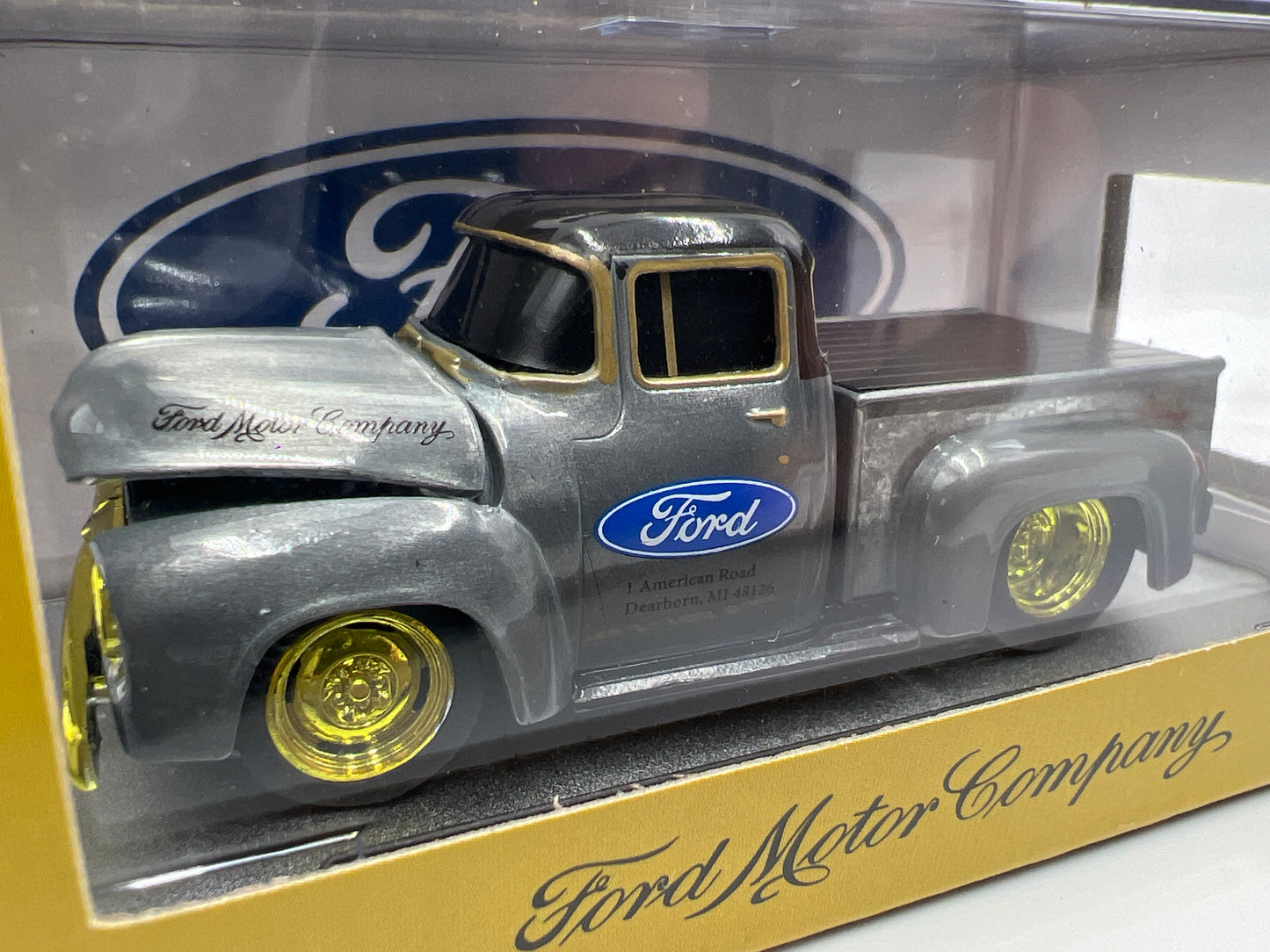 M2 Machines Ground Pounders RAW CHASE 1/250 1956 Ford F-100 Truck Custom R26