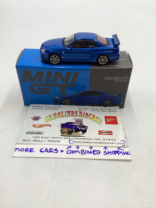 Mini GT #341 Nissan Skyline GT-R Bayside Blue