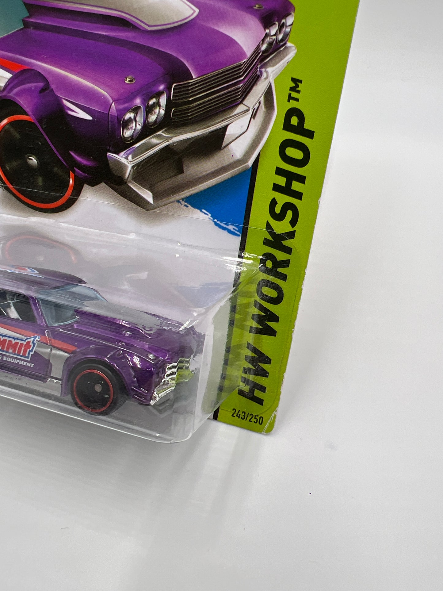 2014 Hot Wheels Super Treasure Hunt #243 70 Chevy Chevelle Summit Purple W/Protector