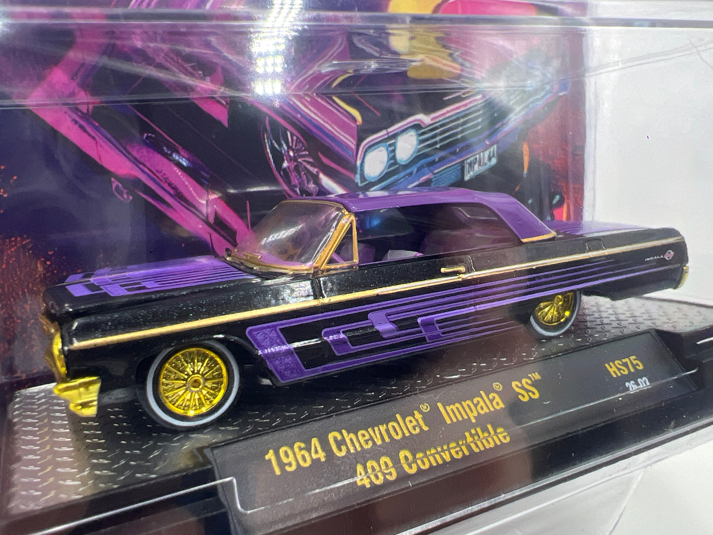 M2 Machines Hobby Exclusive HS75 CHASE 1964 Chevrolet Impala SS 409 Convertible