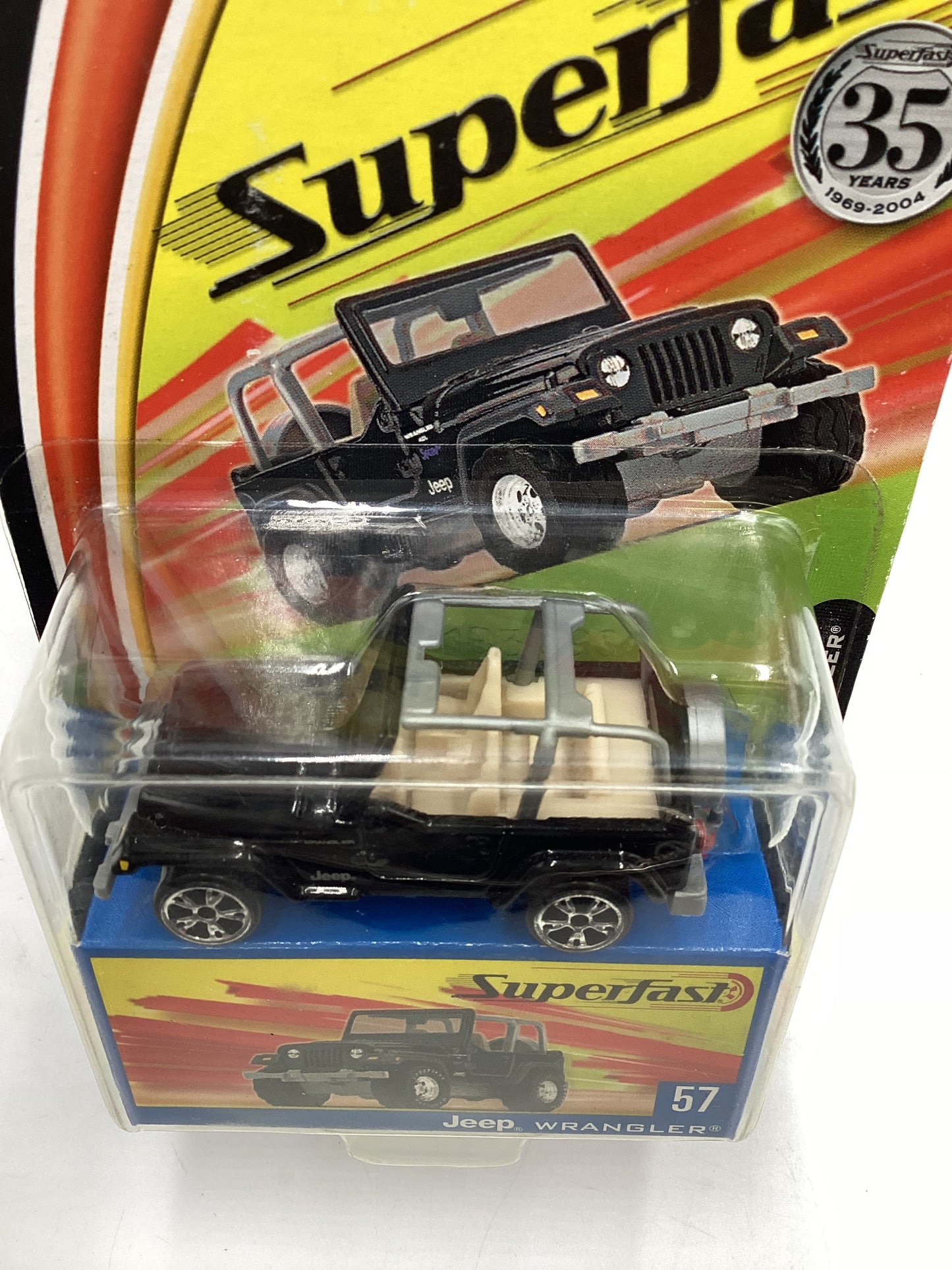 Matchbox Superfast #57 Jeep Wrangler Black 172B