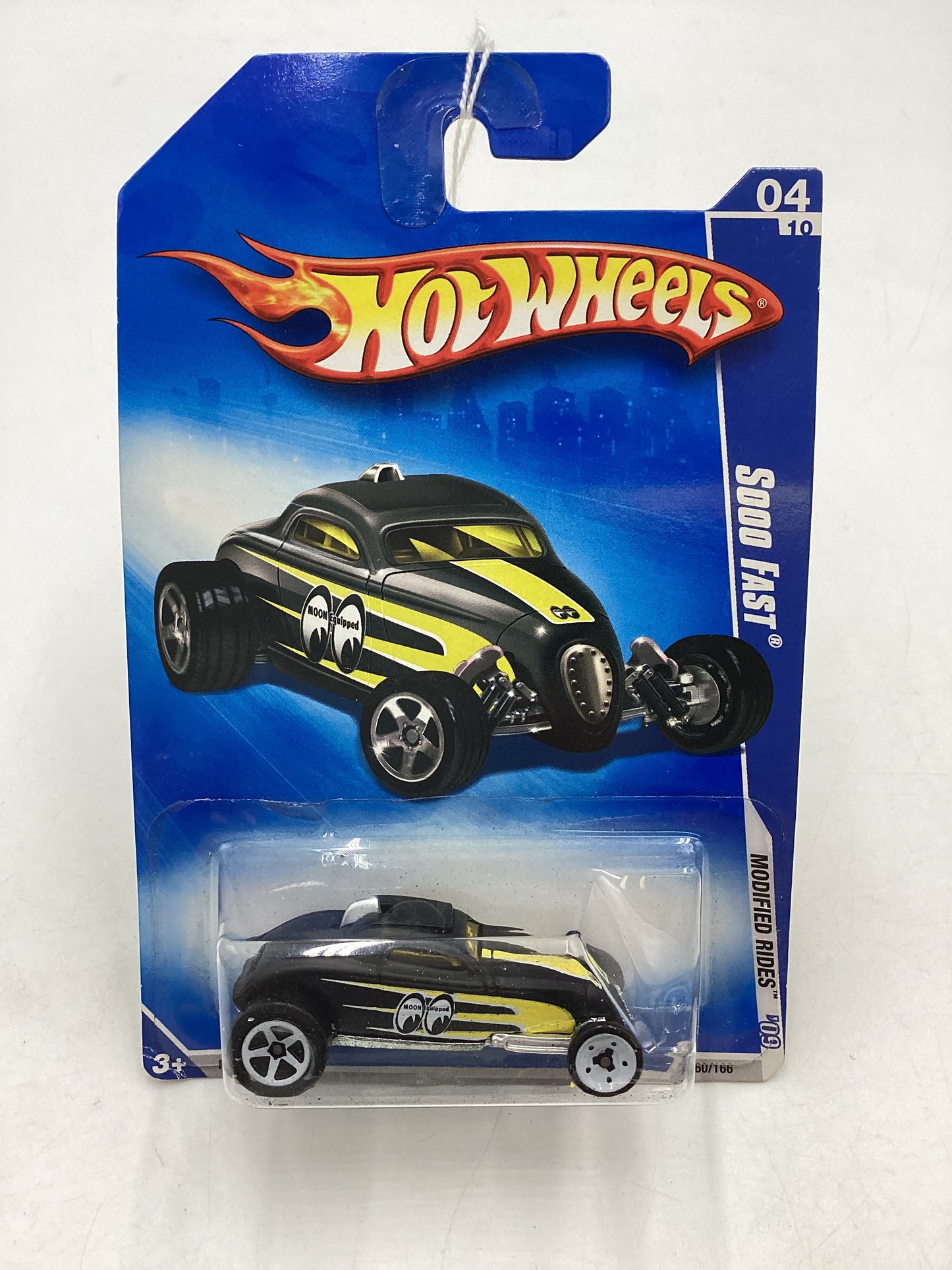 2009 Hot Wheels #160 Sooo Fast Black Mooneyes 97E