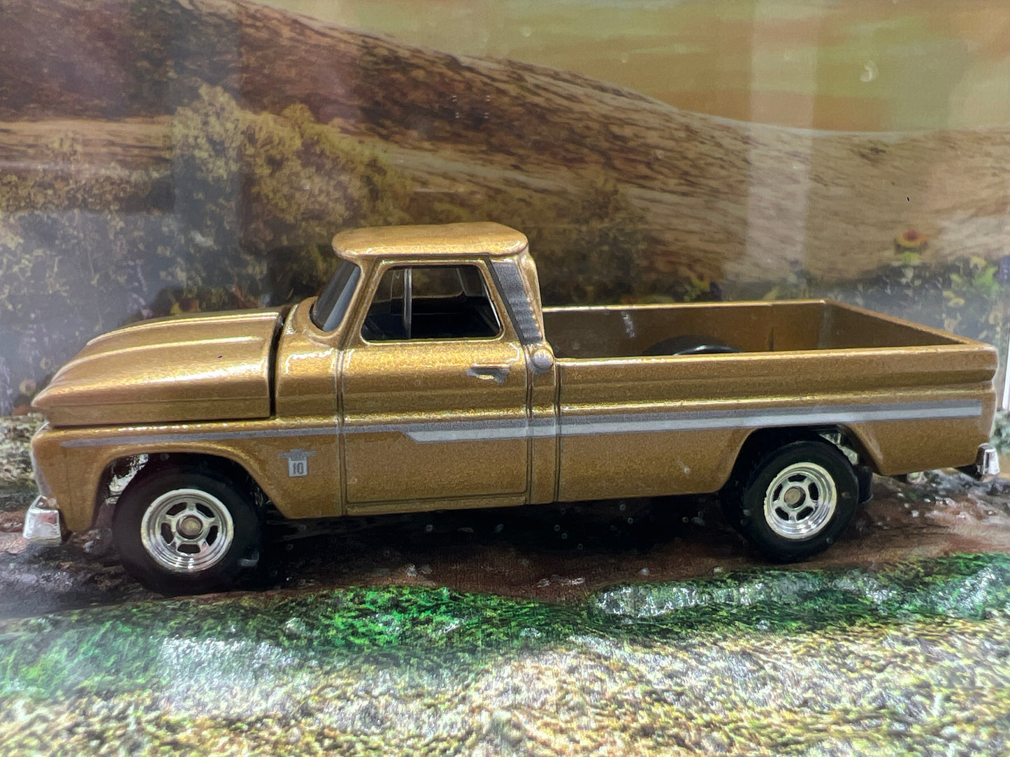 Matchbox Mattel Creations 1964 Chevy C10 Pickup Gold