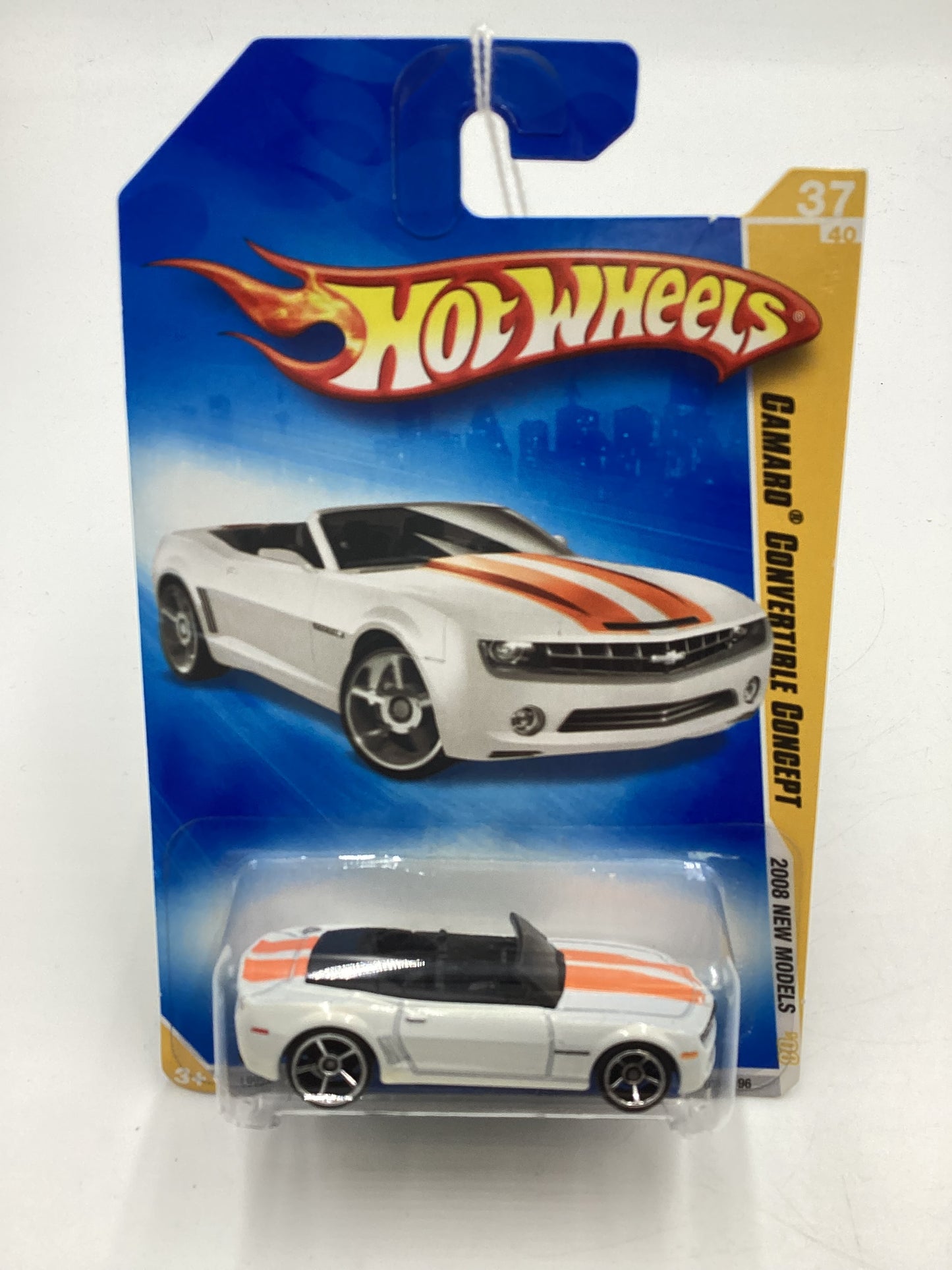 2008 Hot wheels New Models #37 Camaro Concept Convertible White 10H