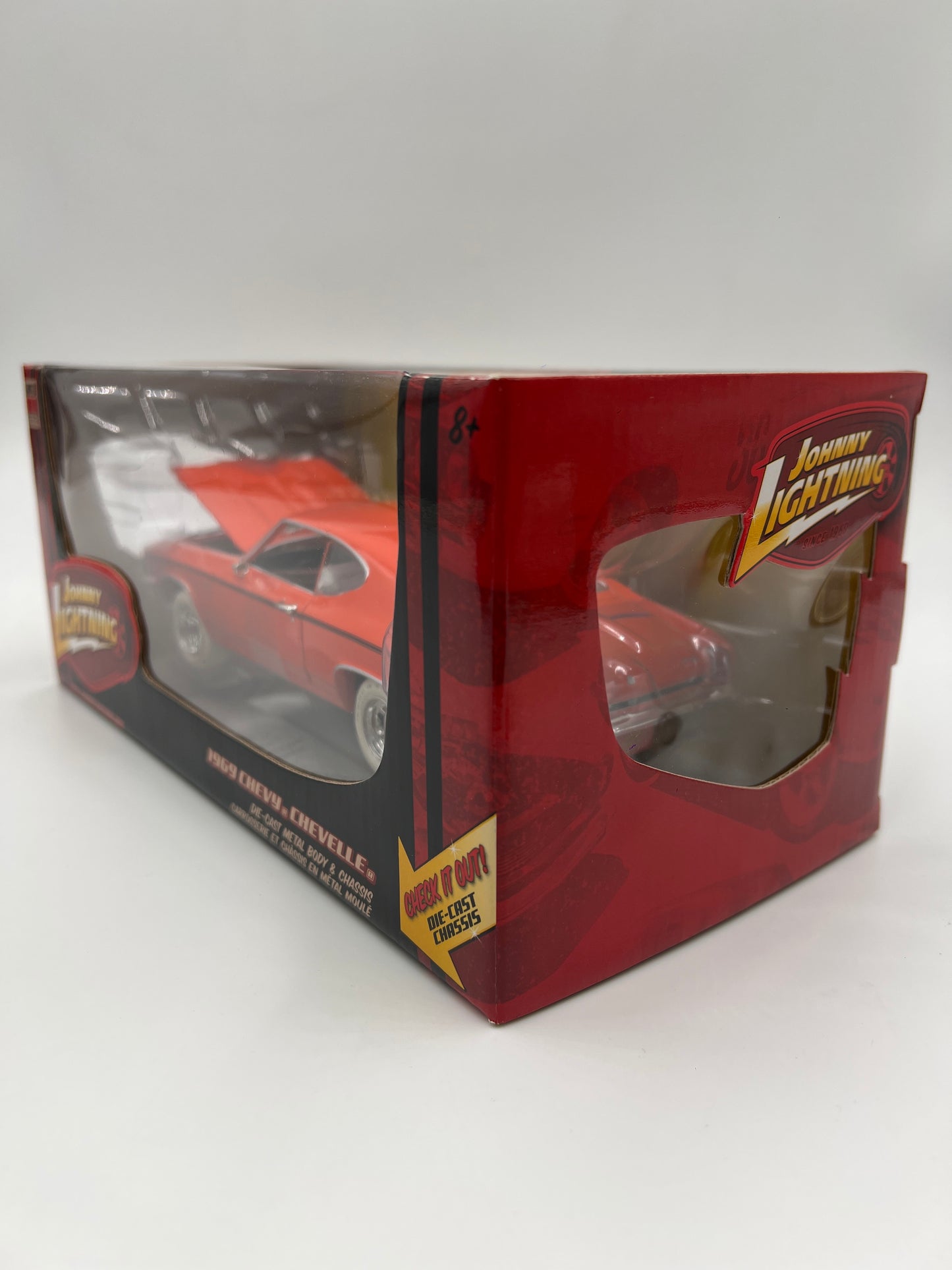Johnny Lightning 1:24 Scale White Lightning Chase 1969 Chevy Chevelle Orange VHTF