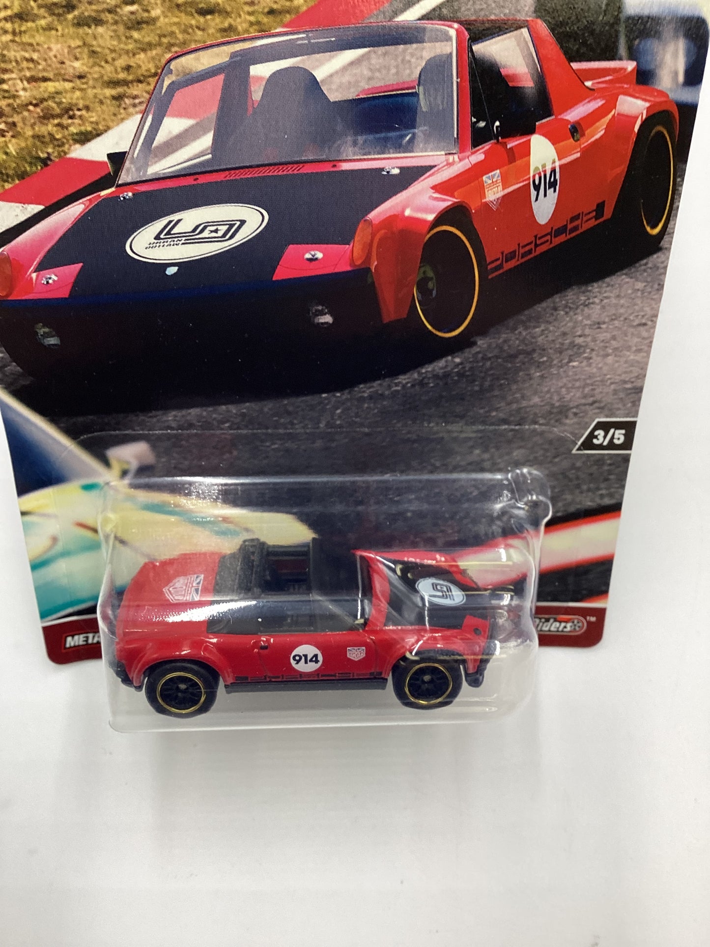 Hot wheels Race Day #3 Porsche 914-6 Red