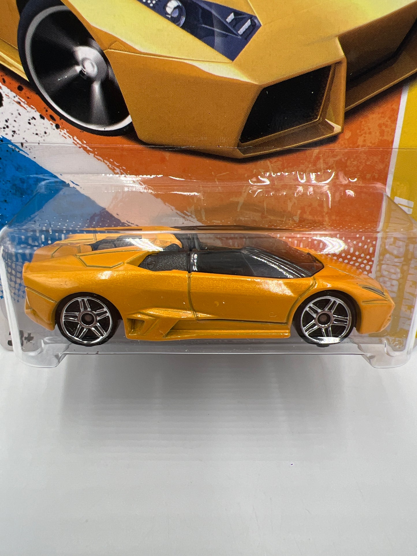 2010 Hot Wheels New Models #23 Lamborghini Reventon Roadster Yellow 102C