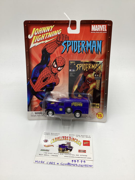 Johnny Lightning Marvel Spectacular Spider-Man #15 WWII WC54 Ambulance Blue 232A