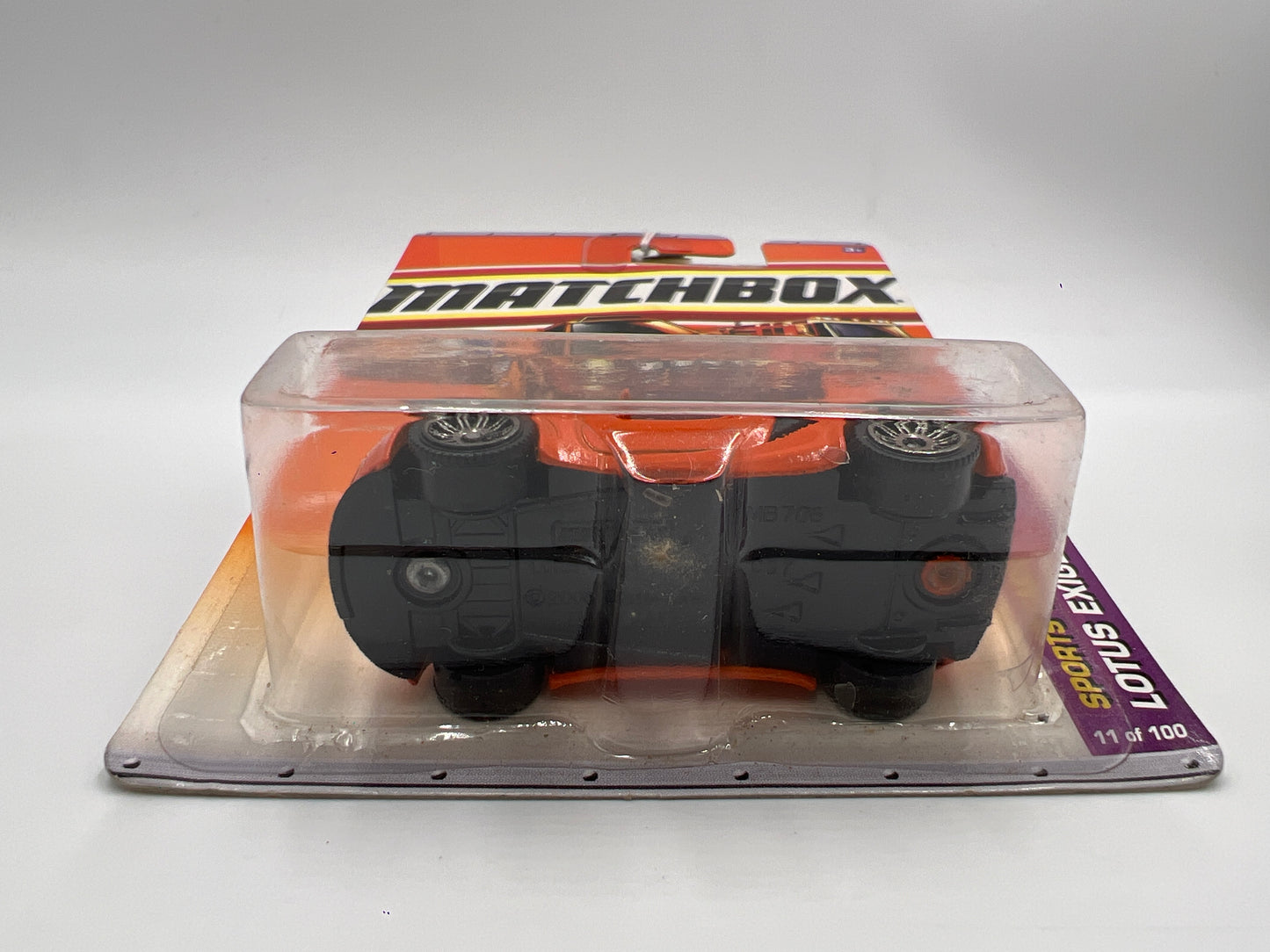 Matchbox Sports Cars #11 Lotus Exige Orange Card Not Perfect See Description
