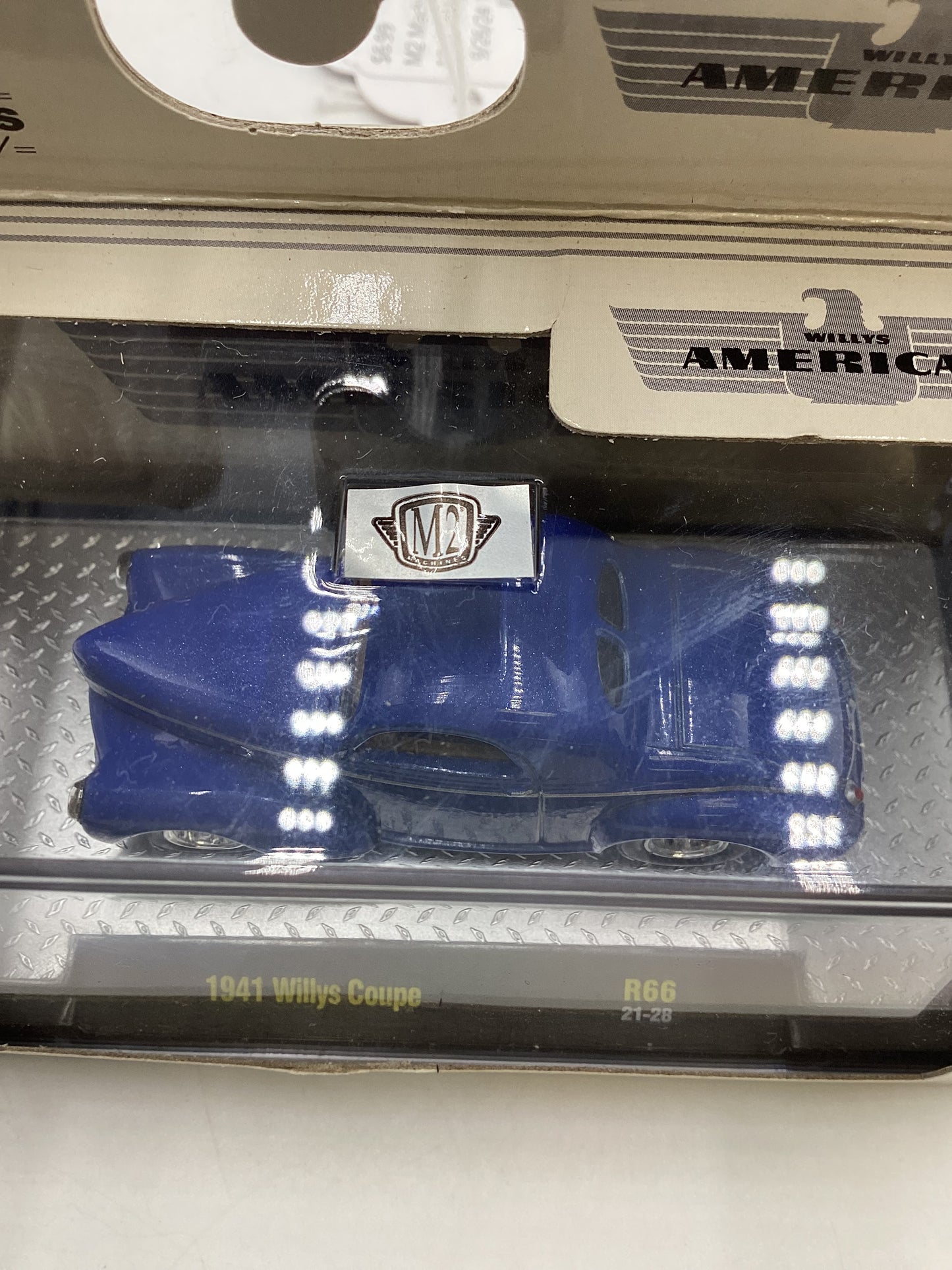 M2 Machines Willys Americar 1941 Willys Coupe Blue R66