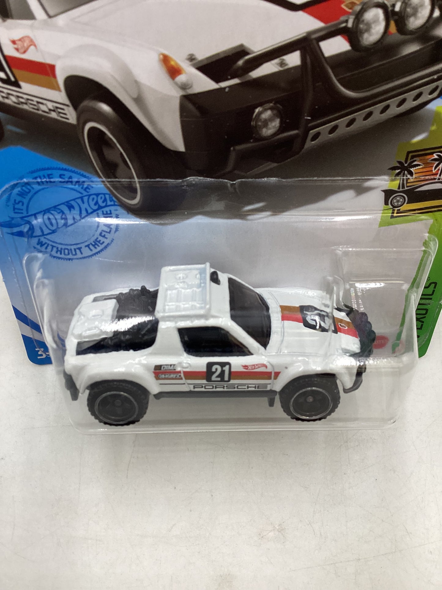 2021 Hot wheels #223 Porsche 914 Safari White 100E