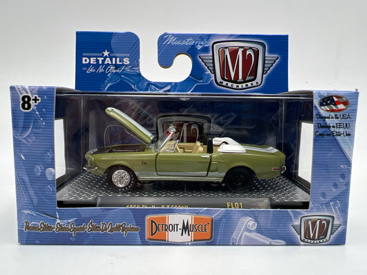 M2 Machines FL01 Fun Lines Exclusive 1/2400 1968 Shelby GT500KR Green