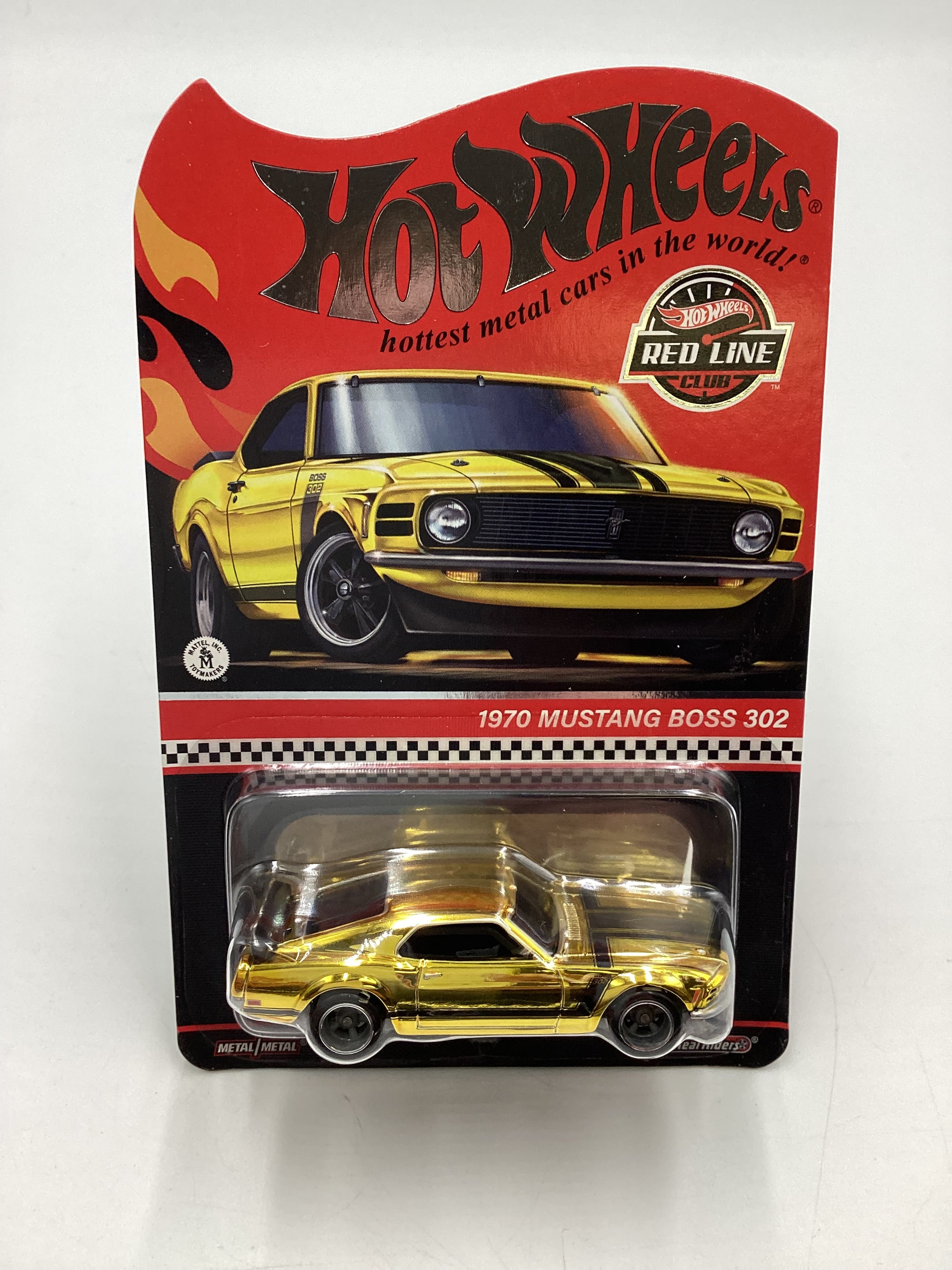 2024 Hot Wheels RLC 1970 Ford Mustang Boss 302 Gold with protector