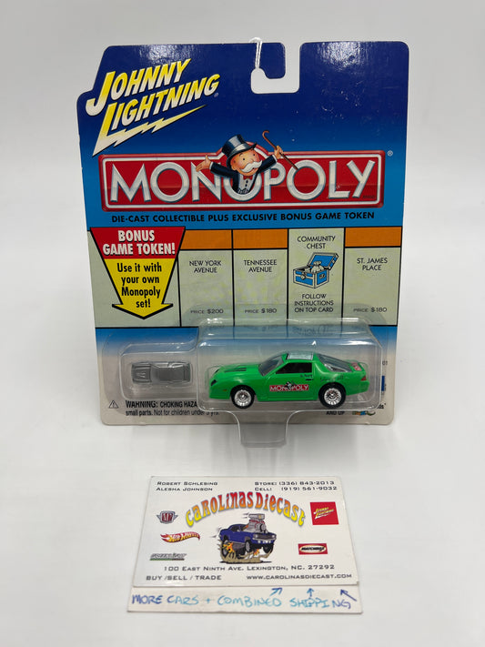 Johnny Lightning Monopoly 1982 Chevrolet Camaro Green 188E