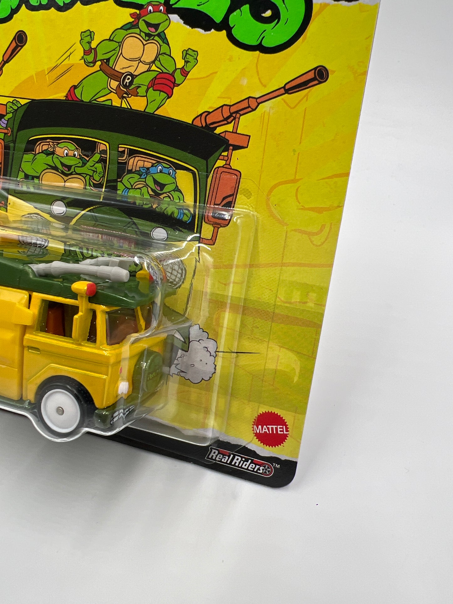 2025 Hot Wheels Premium Pop Culture Teenage Mutant Ninja Turtles Party Wagon Yellow 271i