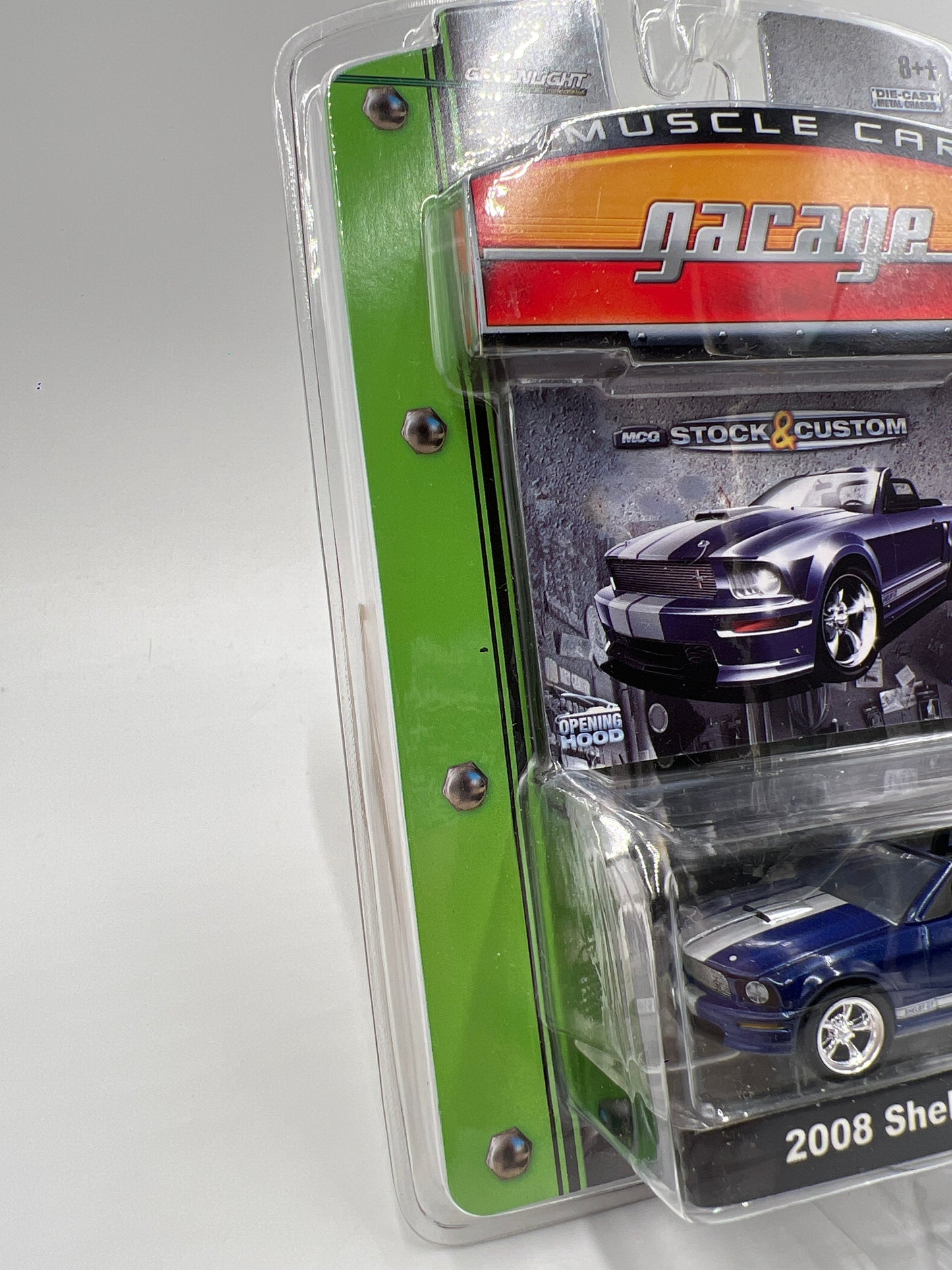 Greenlight Muscle Car Garage Series 6 2008 Shelby GT Convertible Blue 176C