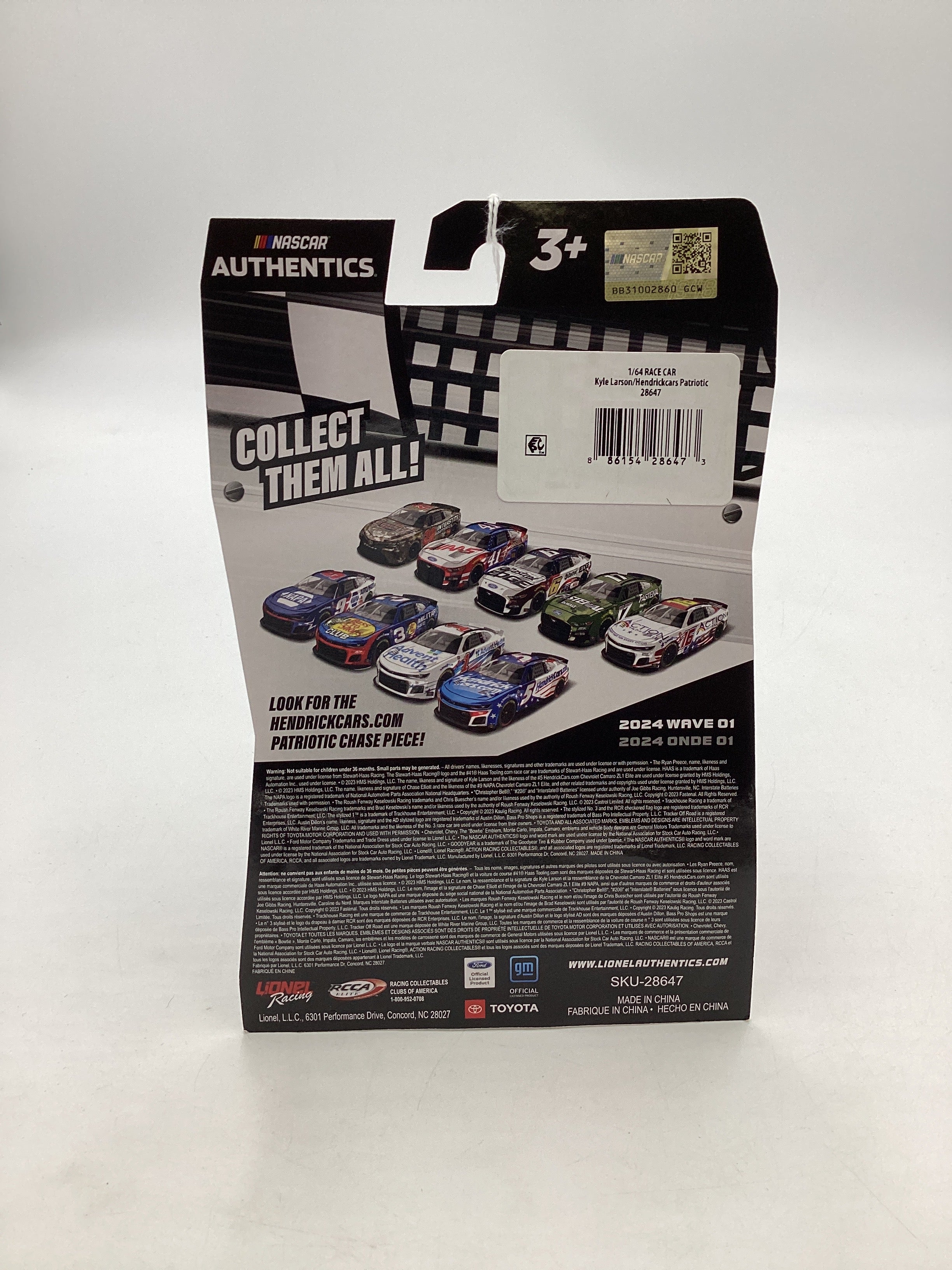 2024 Nascar Authentics 1:64 Wave 01 Kyle Larson #5 Liquid Color