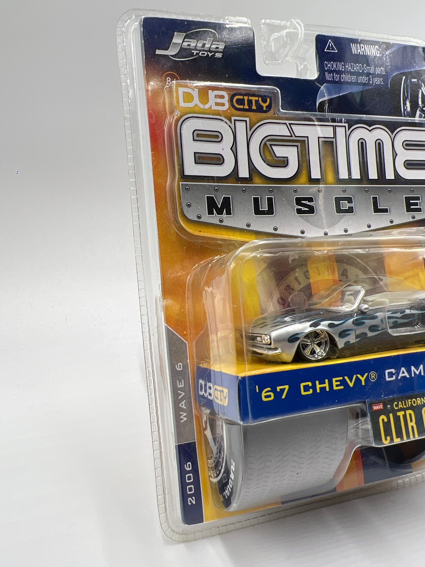Jada Dub City Big Time Muscle Wave 6 #61 67 Chevy Camaro Convertible Gray 184D