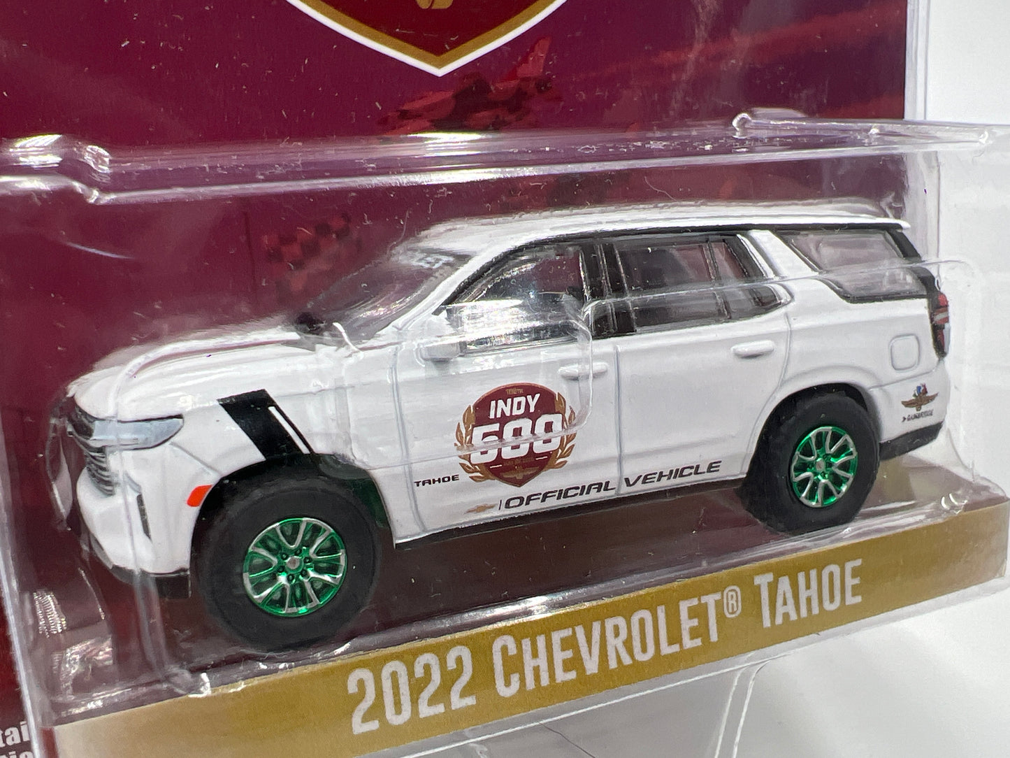 Greenlight 106th Indy 500 CHASE 2022 Chevrolet Tahoe White