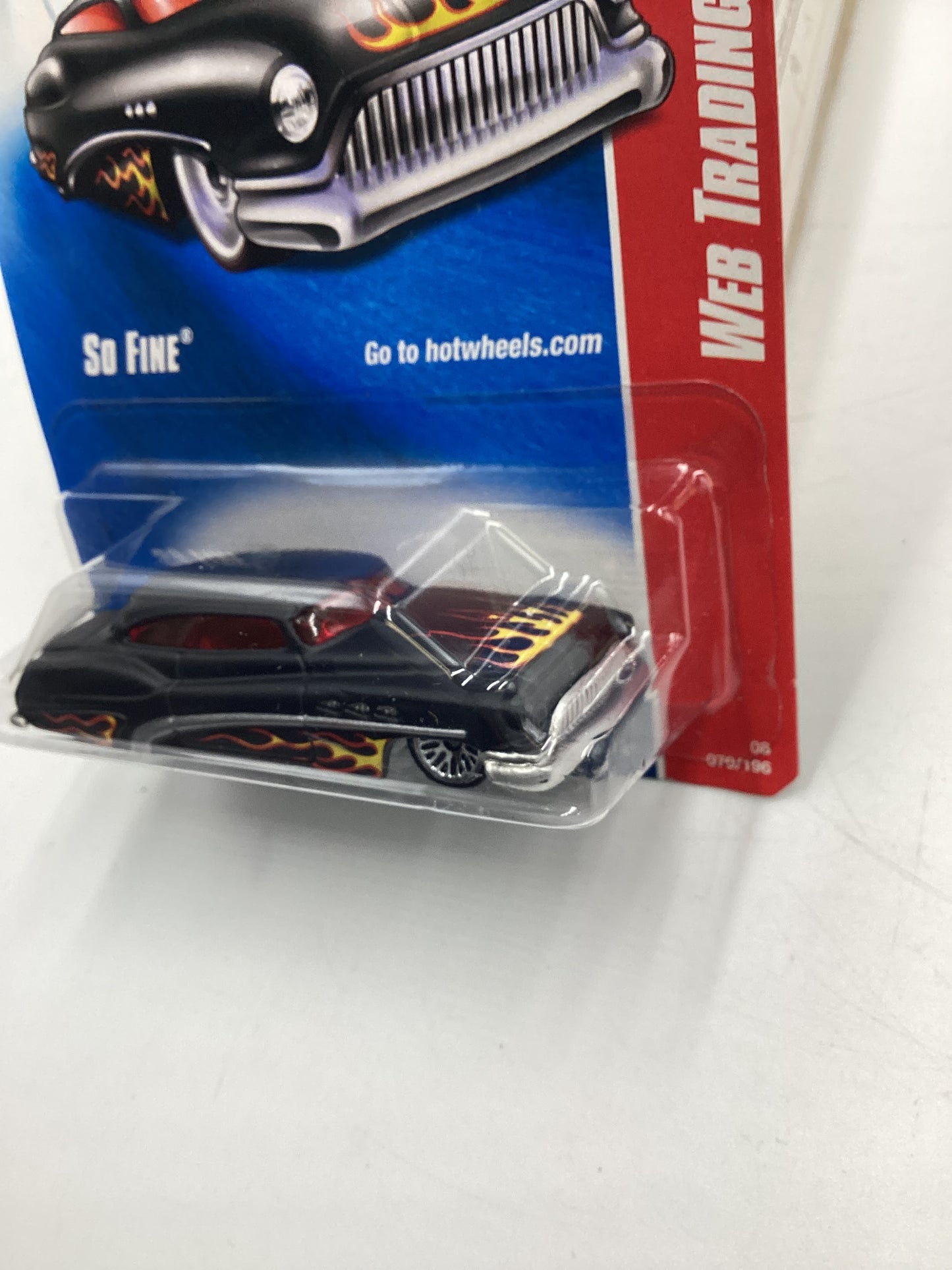 2008 Hot Wheels Web Trading Cars #79 So Fine Matte Black EE3