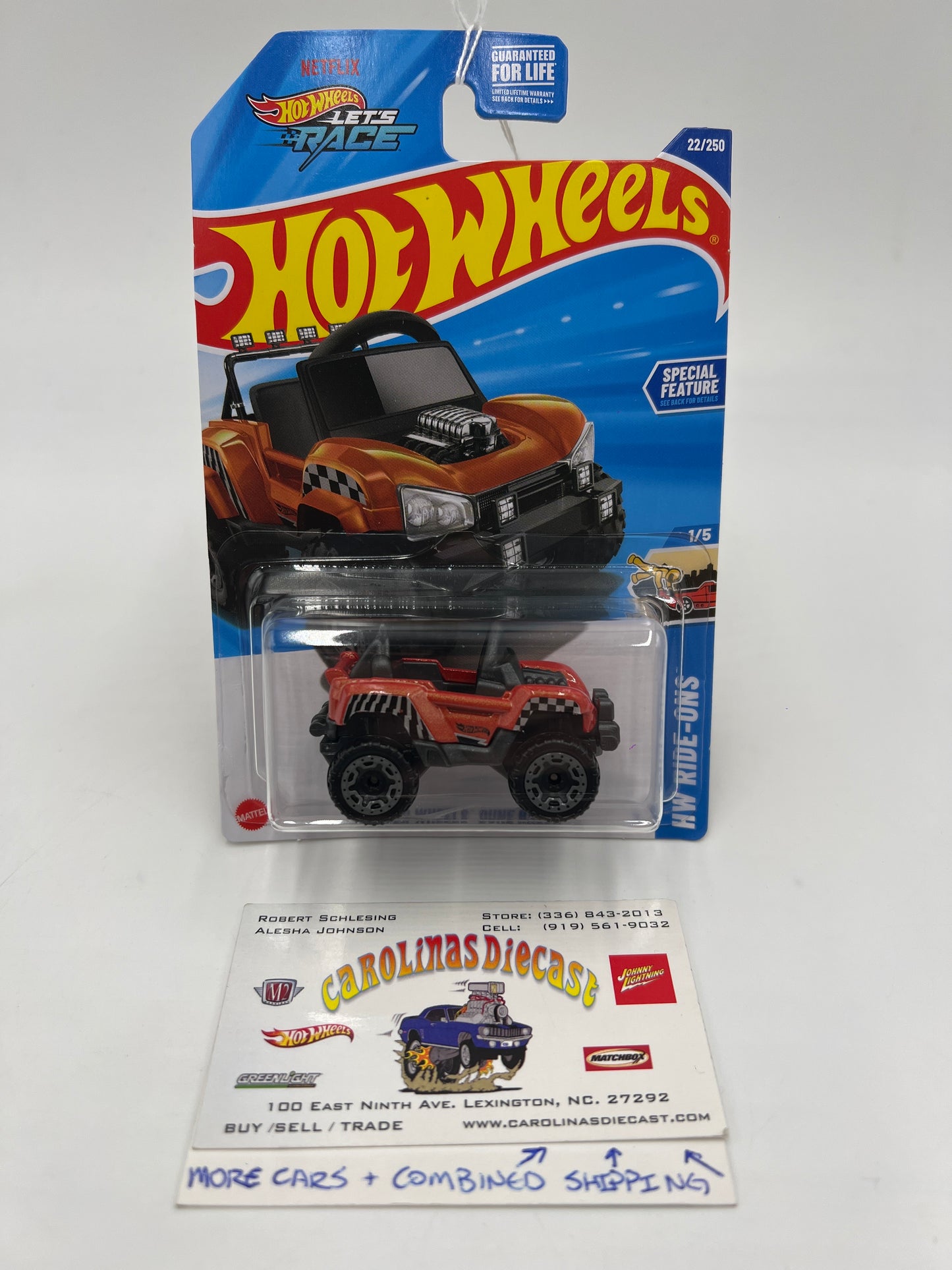 2025 Hot Wheels F Case HW Ride-Ons #22 Power Wheels Dune Racer Orange 114E