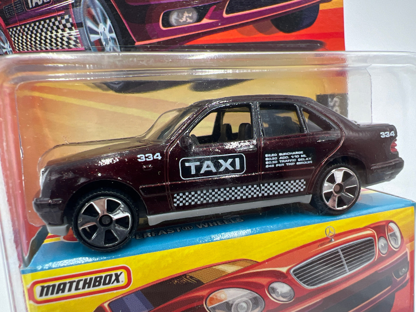 Matchbox Superfast #11 Mercedes-Benz E-Class Taxi 163H
