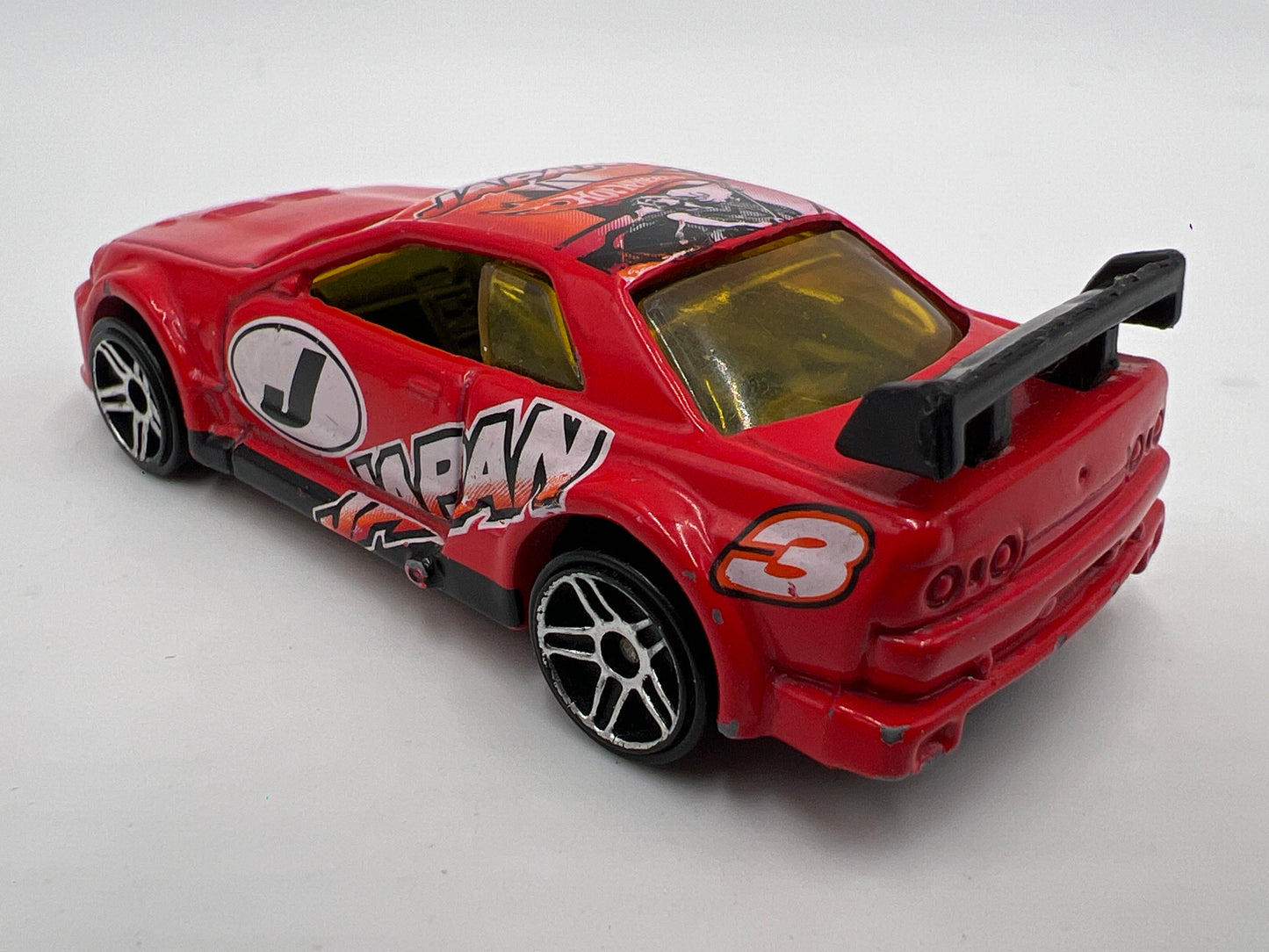 Hot Wheels 1/64 Flag Flyers 5 Pack Exclusive Nissan Skyline Red Loose Some Paint Chips